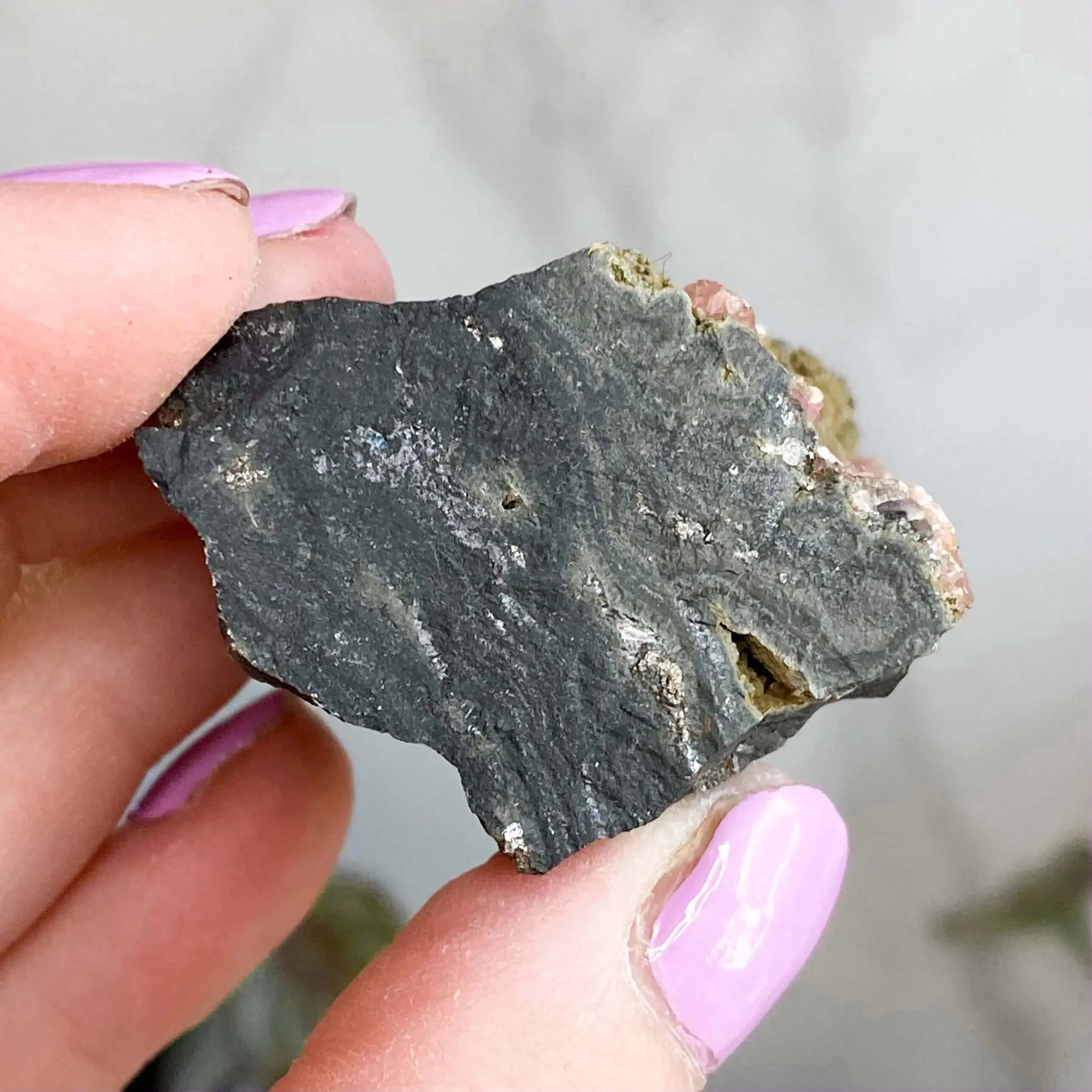 RARE Rhodocrosite in Matrix Specimen | Stock E Mooncat Crystals
