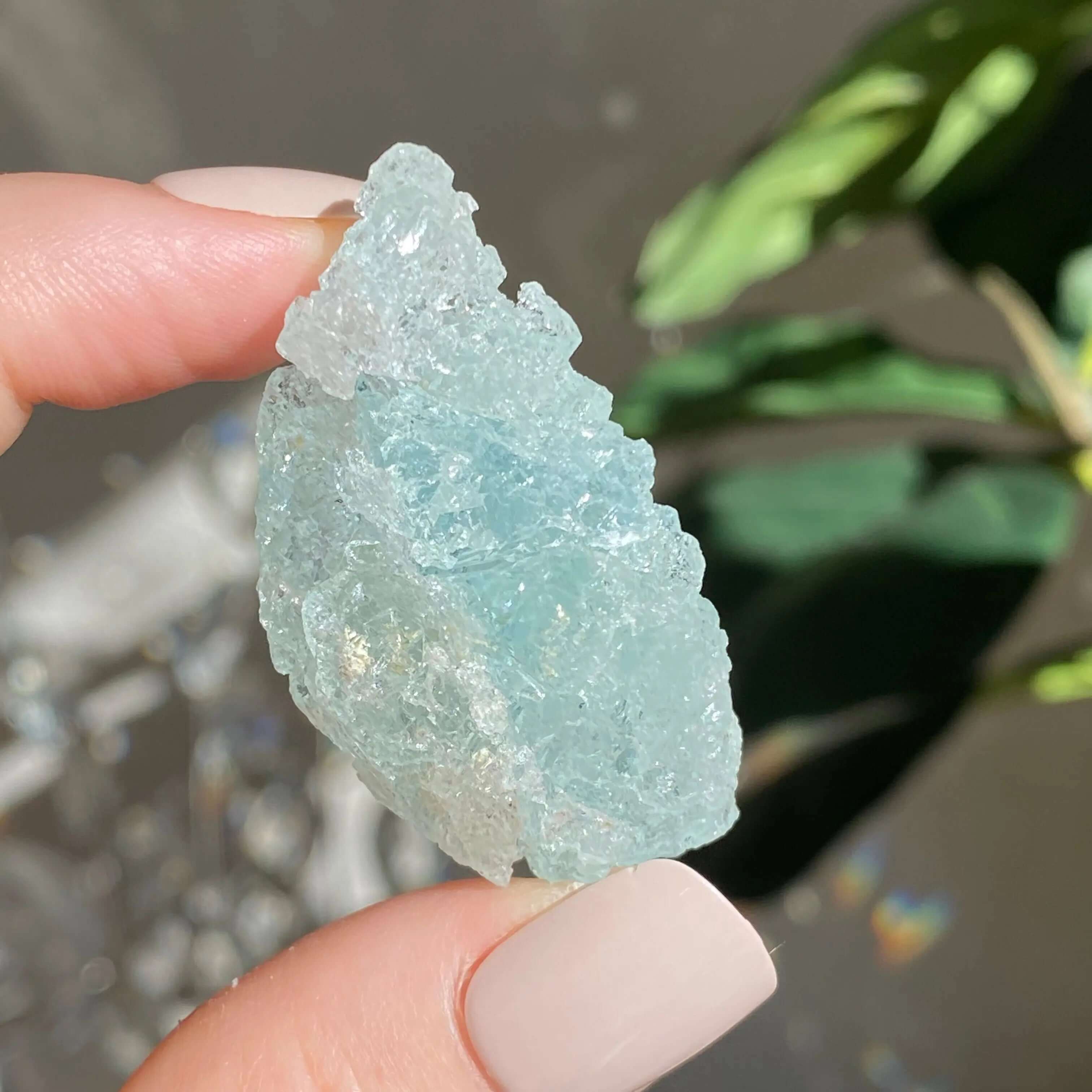 Rare Fully Etched Aquamarine | Stock A Mooncat Crystals