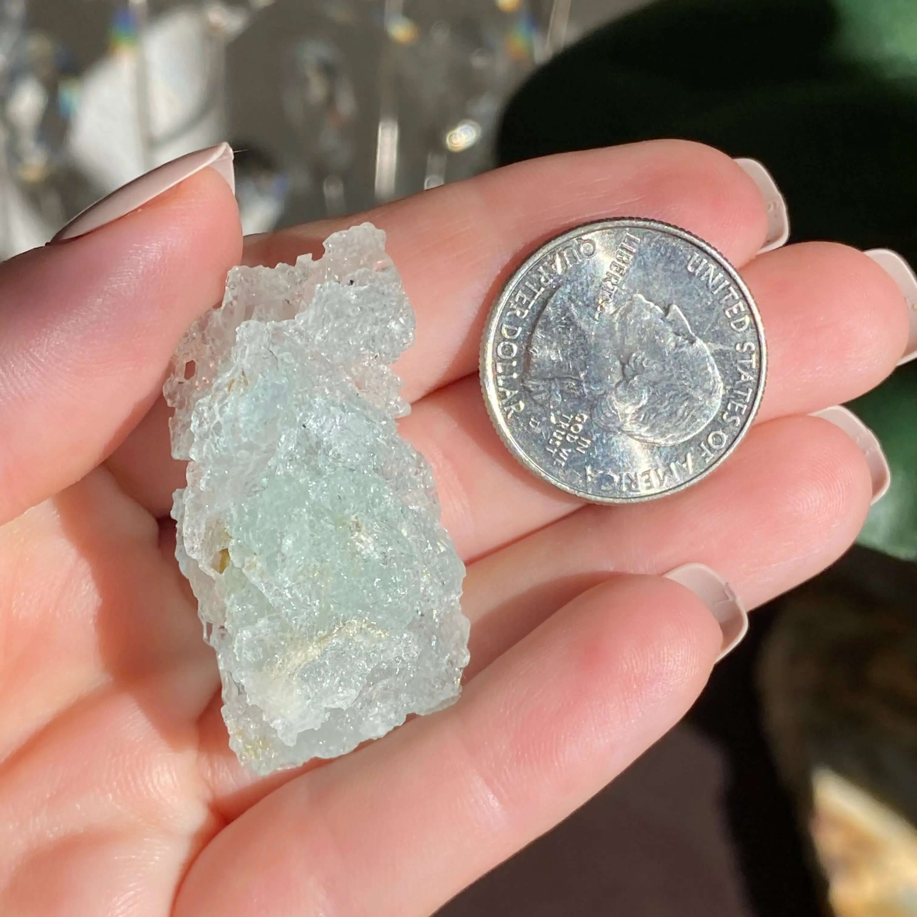 Rare Fully Etched Aquamarine | Stock A Mooncat Crystals