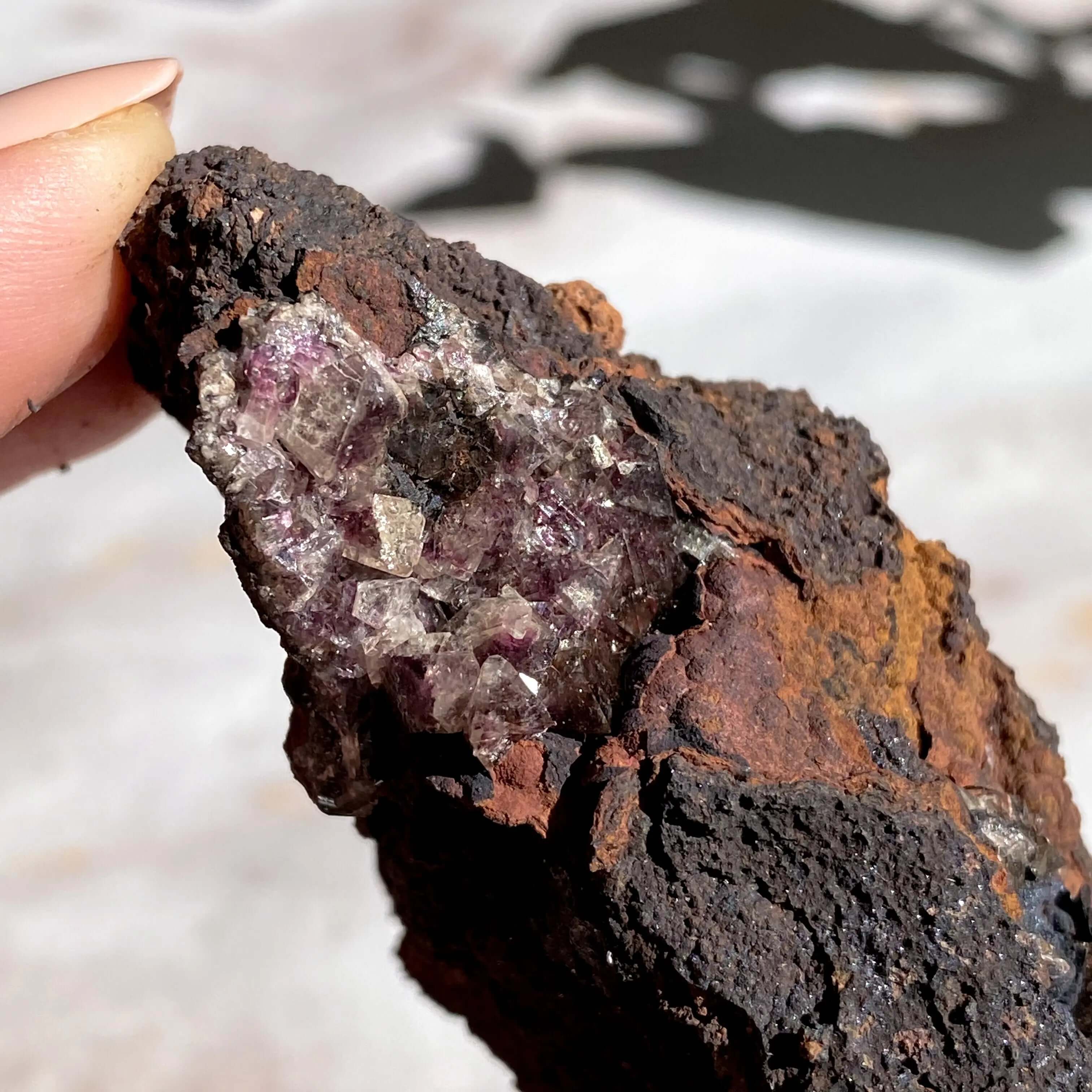 Rare Purple Adamite | Stock B Mooncat Crystals