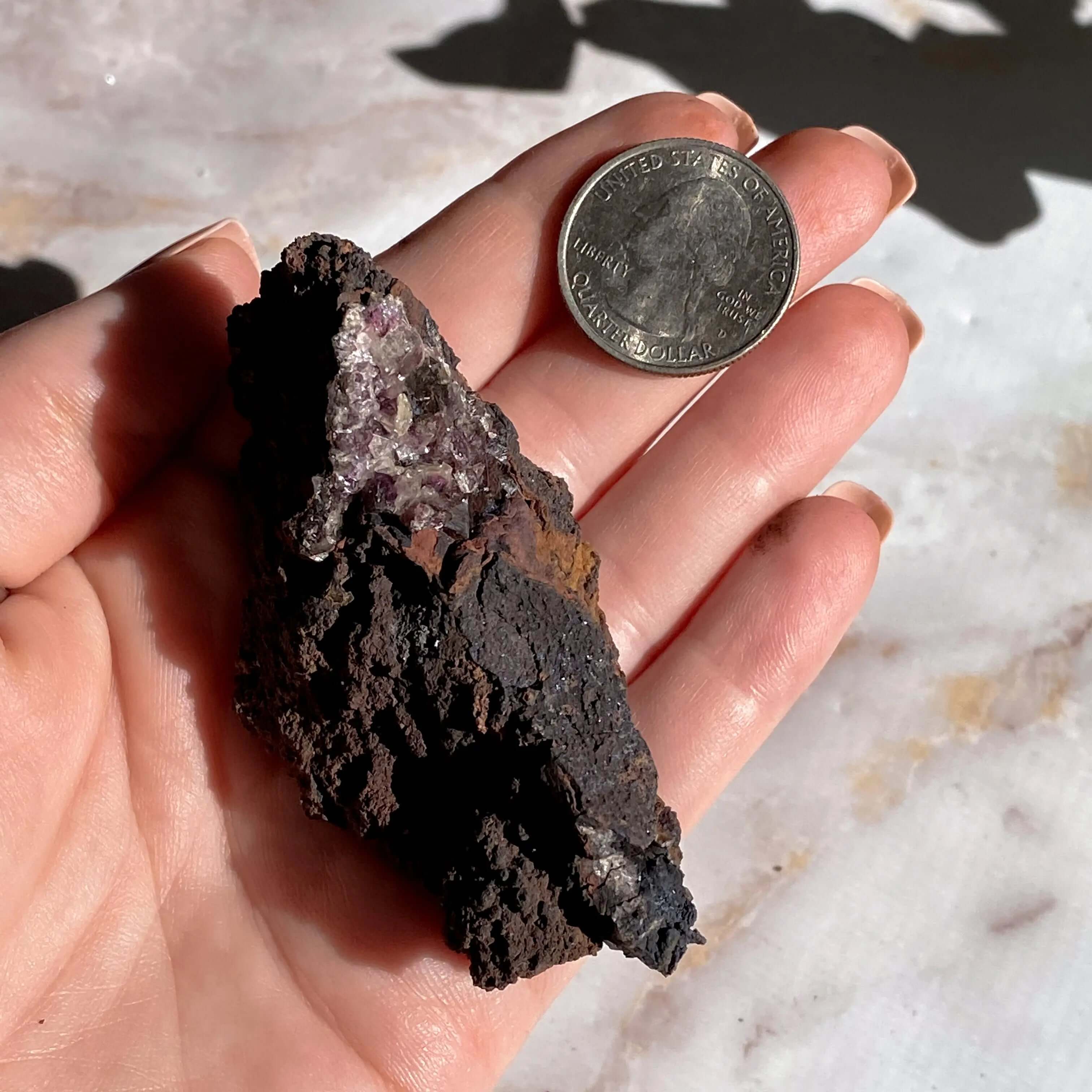 Rare Purple Adamite | Stock B Mooncat Crystals