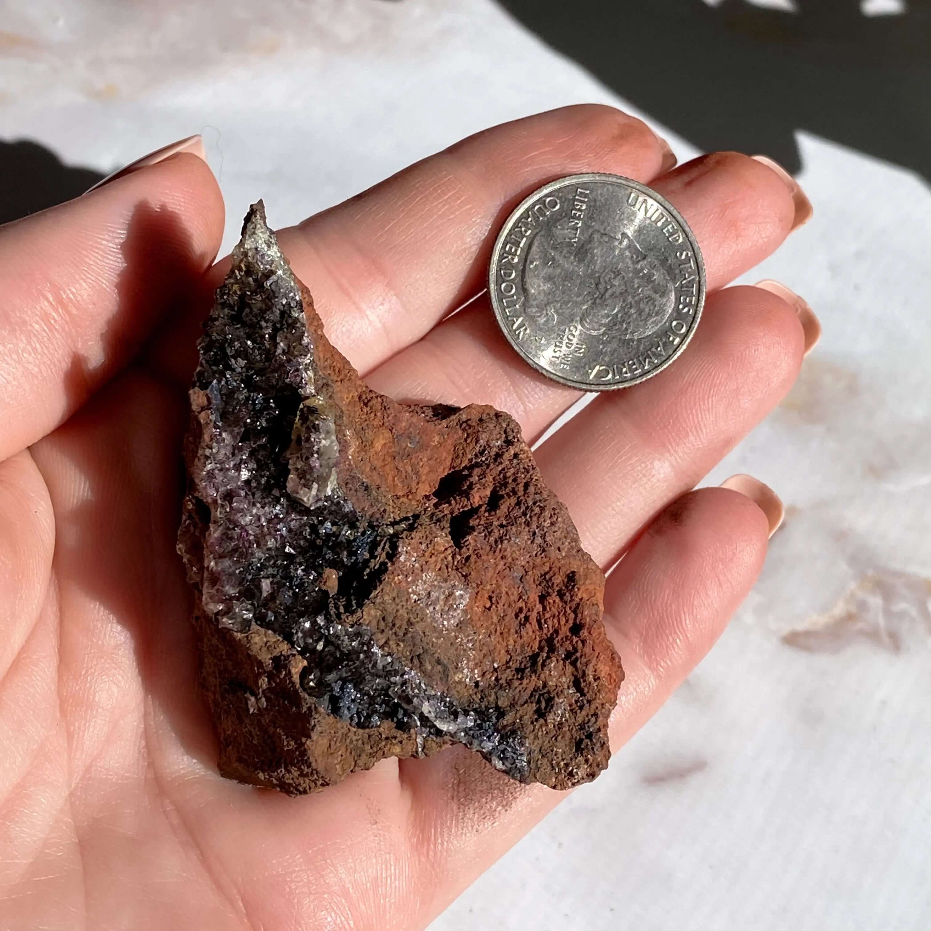 Rare Purple Adamite | Stock C Mooncat Crystals
