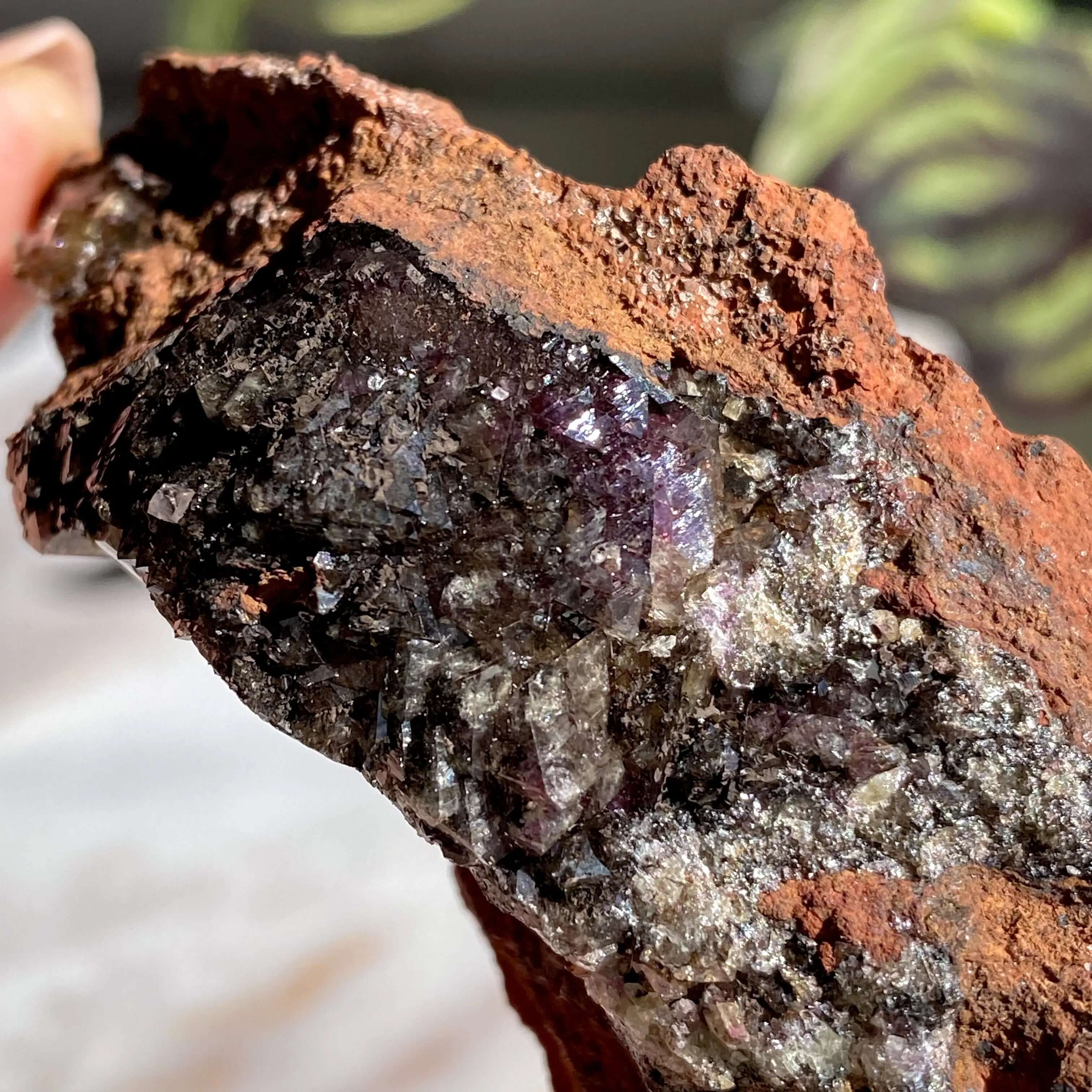Rare Purple Adamite | Stock D Mooncat Crystals