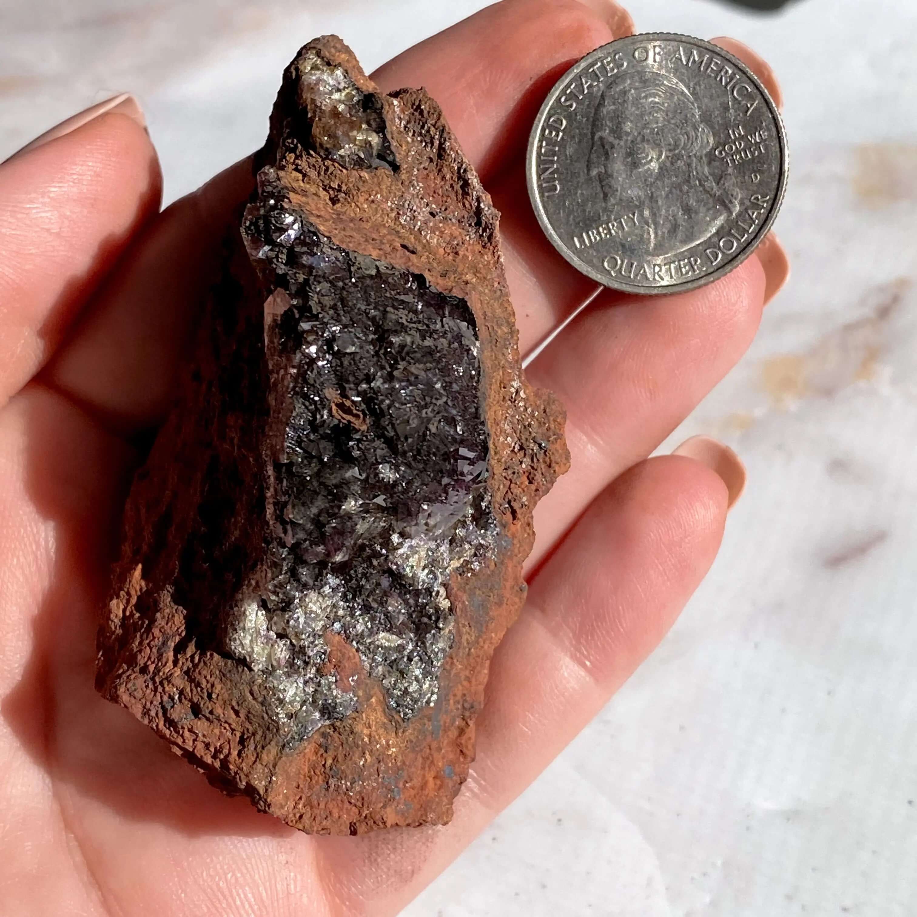 Rare Purple Adamite | Stock D Mooncat Crystals
