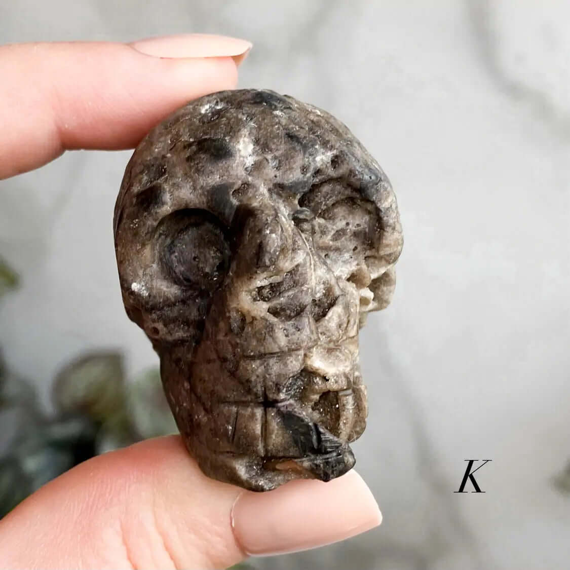 Sparkly Druzy Agate Skull | You Choose GHIJK Mooncat Crystals