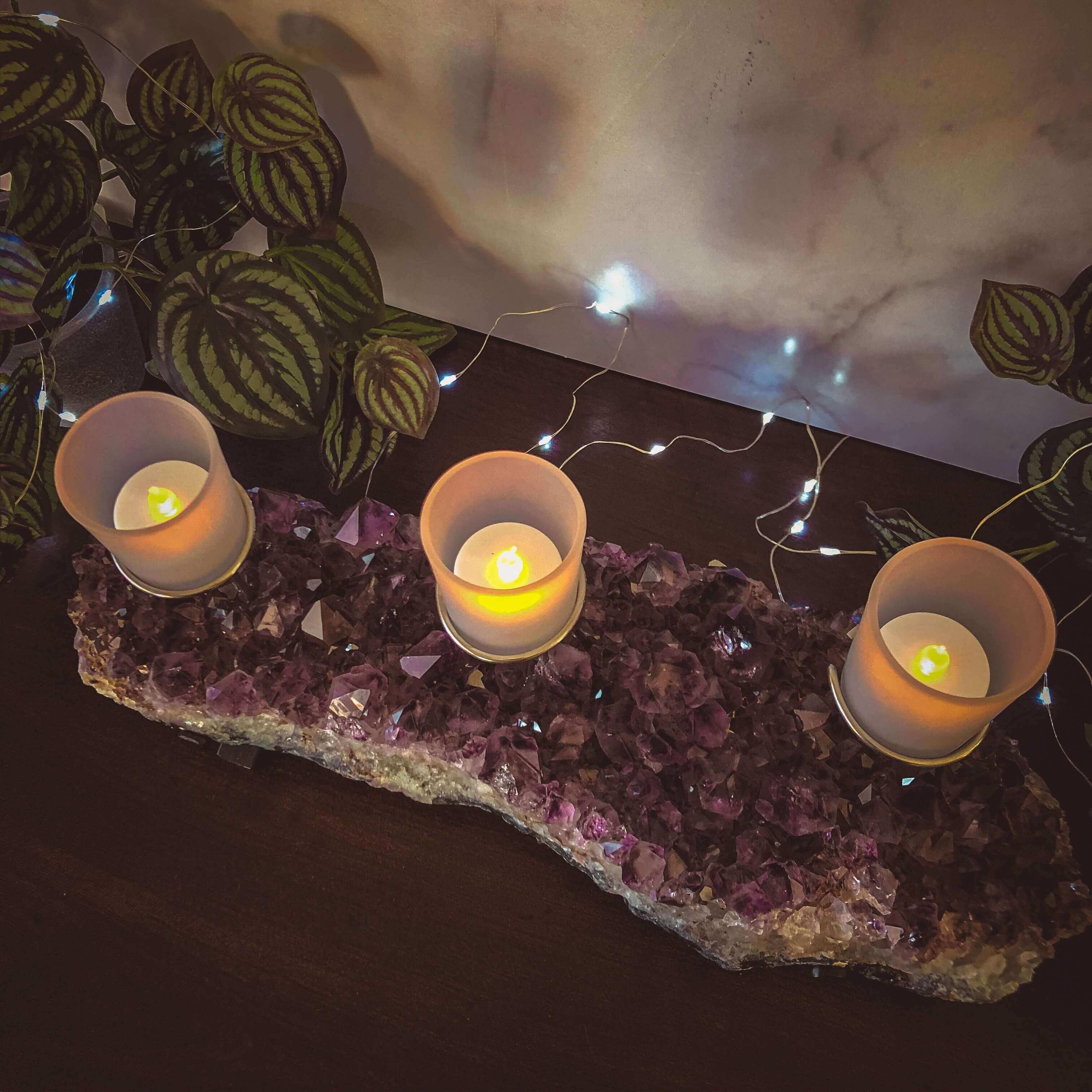 Amethyst Candelabra | Stock D - Mooncat Crystals