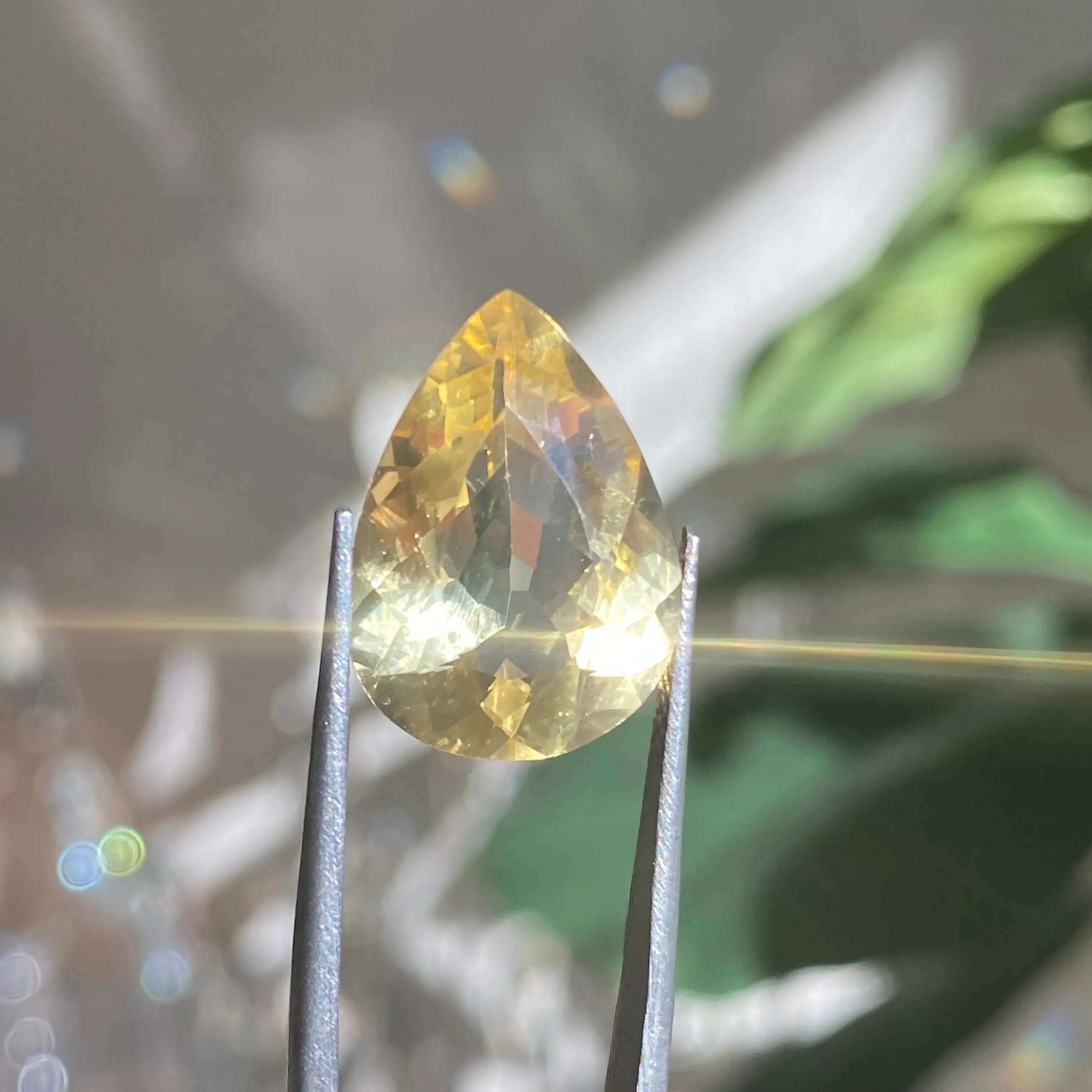 Faceted Natural Citrine for Wealth and Success | Stock B - Mooncat Crystals