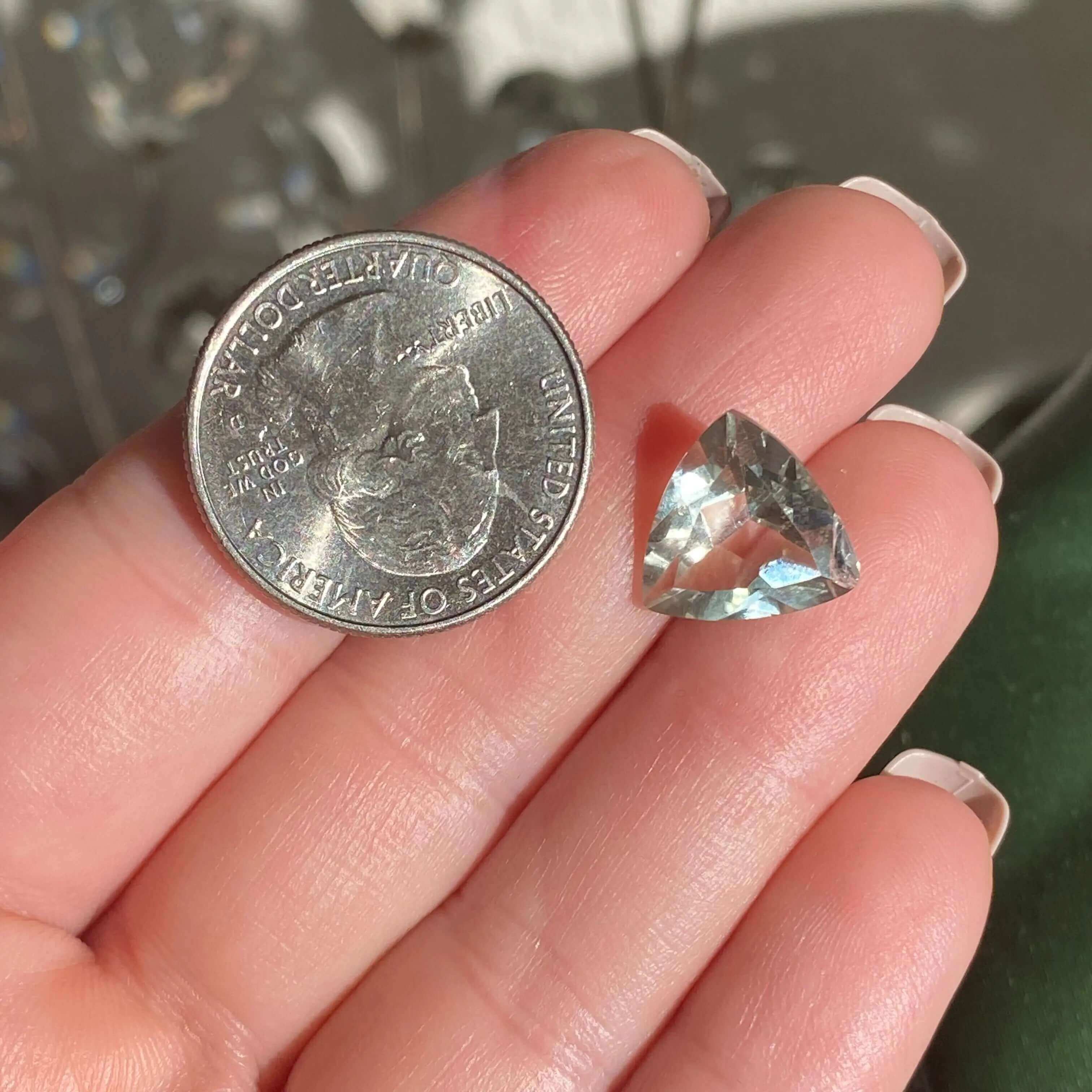 Faceted Prasiolite (Heated) | Stock A - Mooncat Crystals