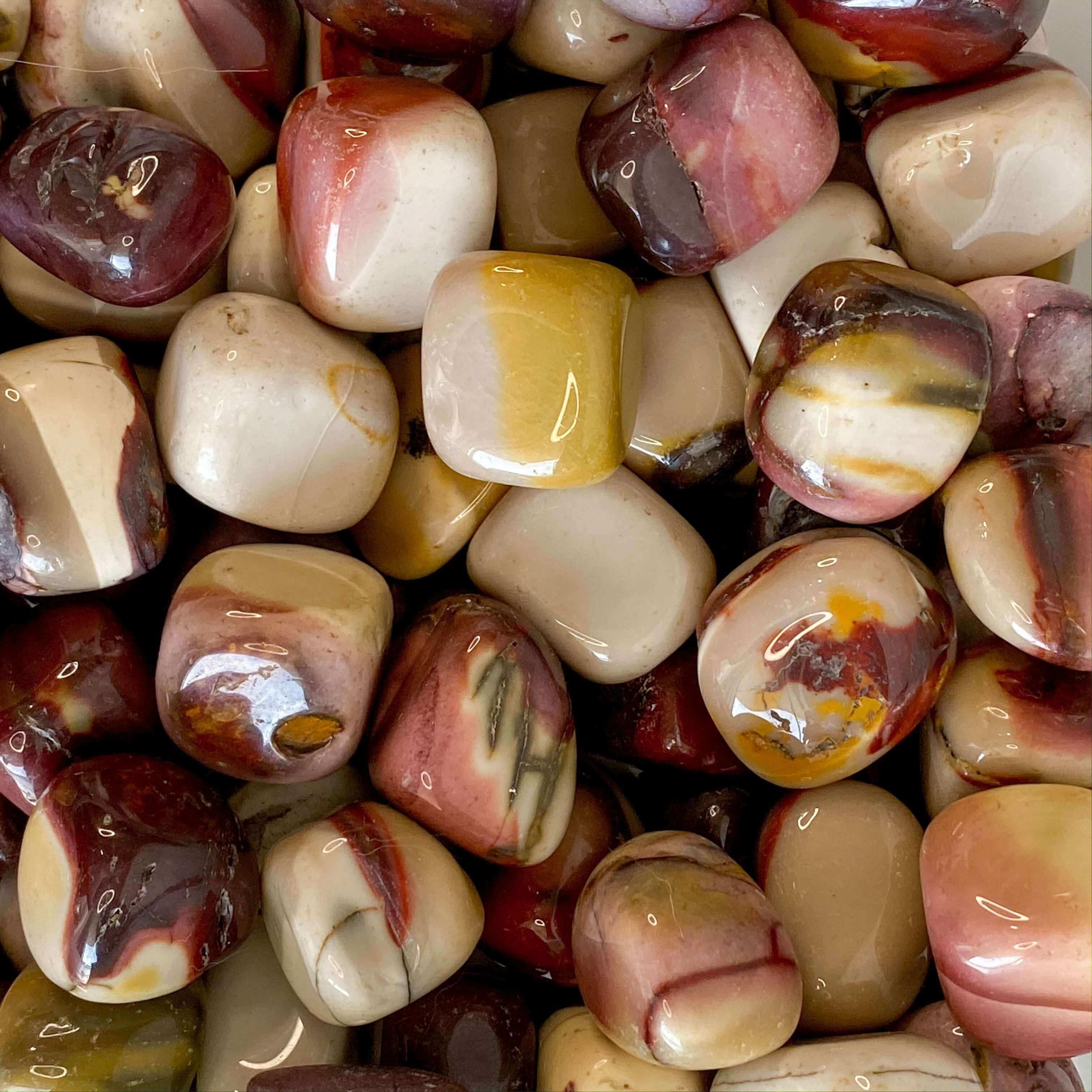 Mookaite Tumbles | Set of 2 - Mooncat Crystals