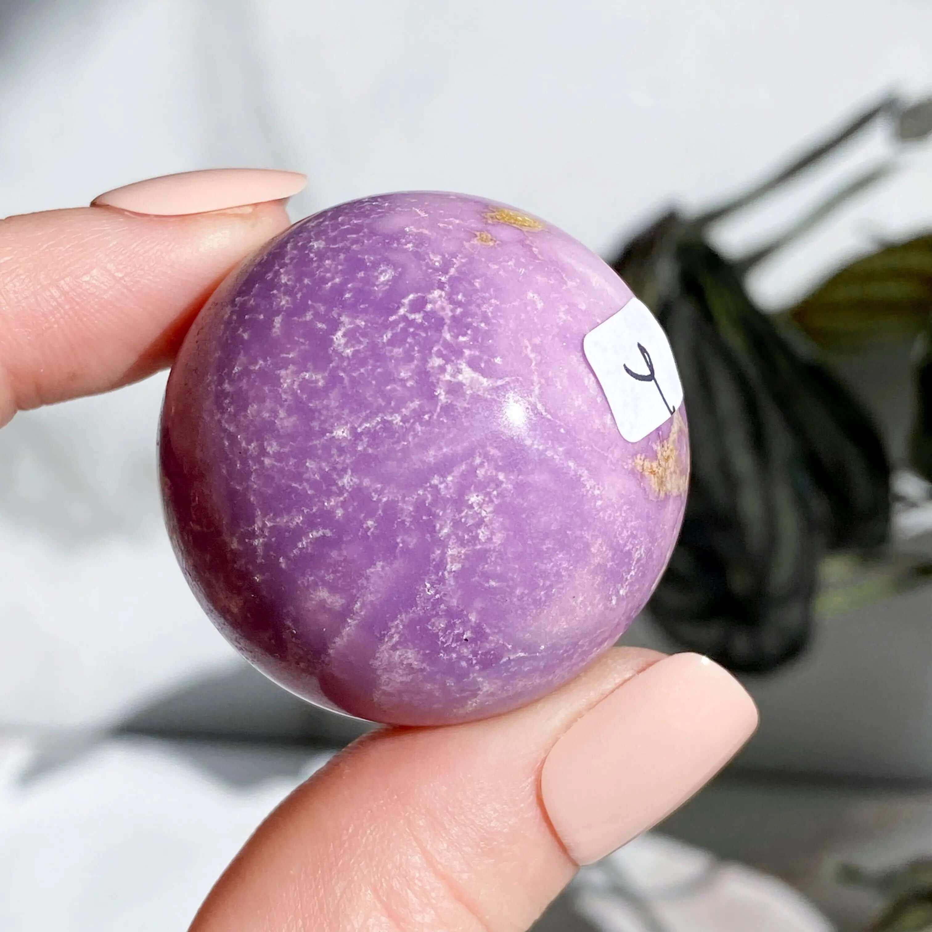 Phosphosiderite Sphere | Stock WXYZ - Mooncat Crystals