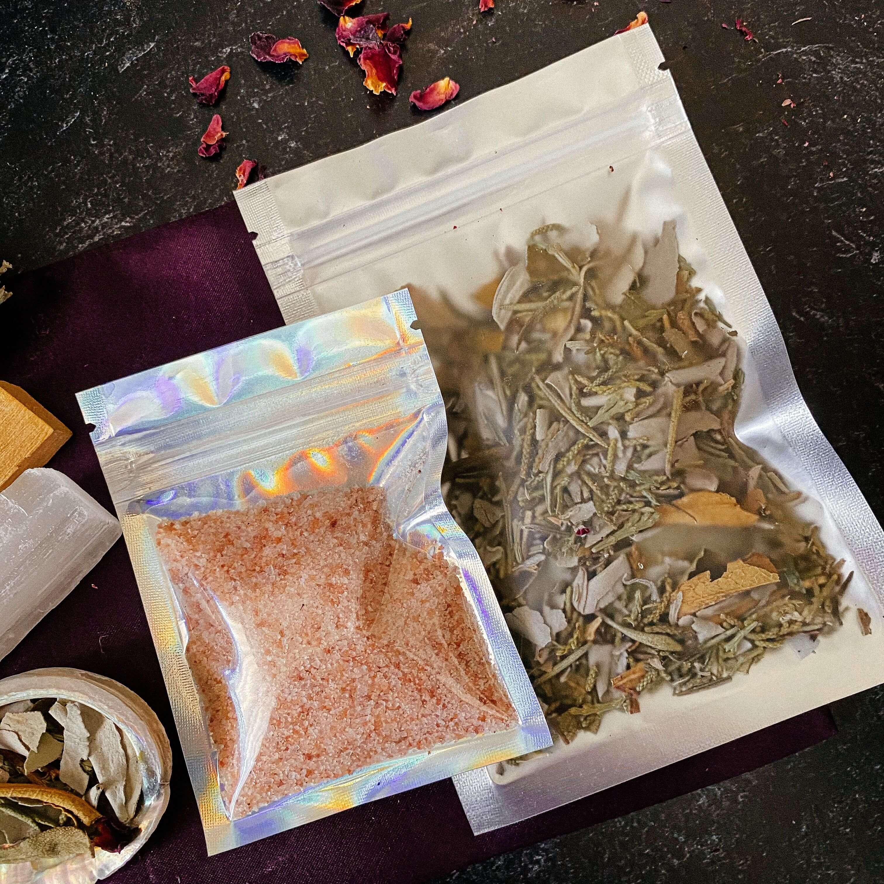 Space Clearing + Home Blessing Kit - Mooncat Crystals