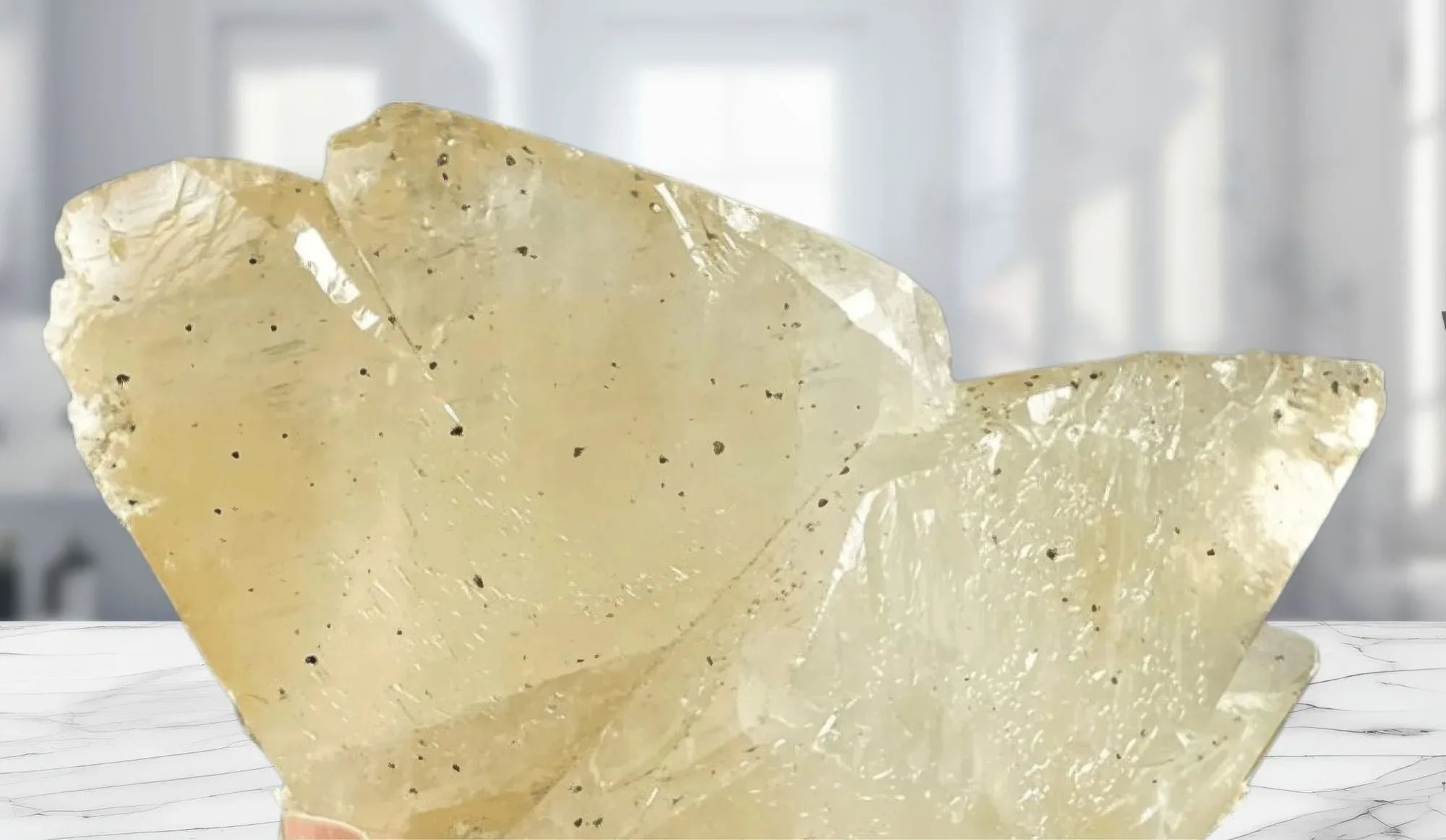 Elmwood Stellar Beam Calcite - Mooncat Crystals