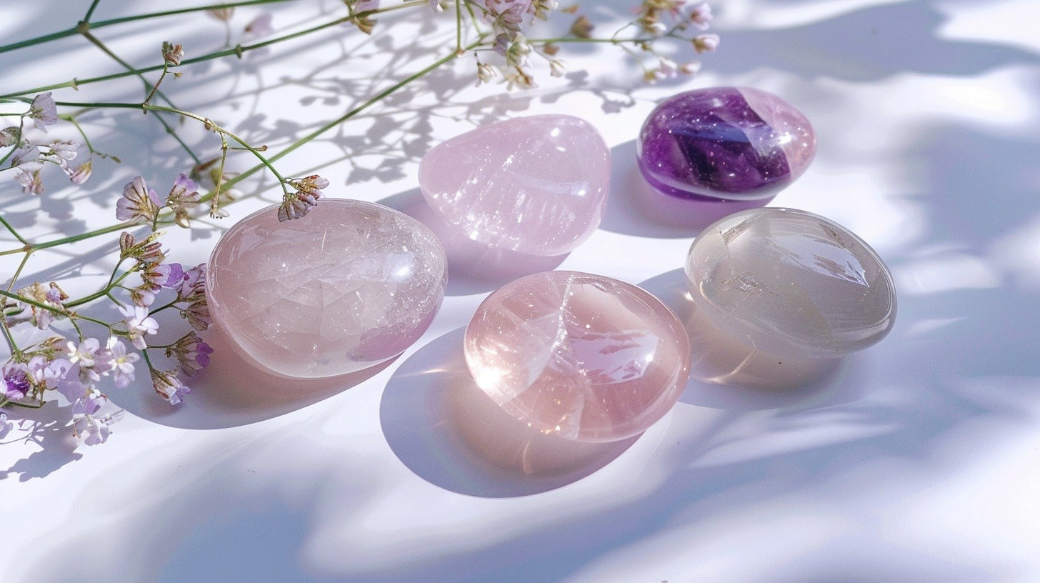 Crystal Palm Stones