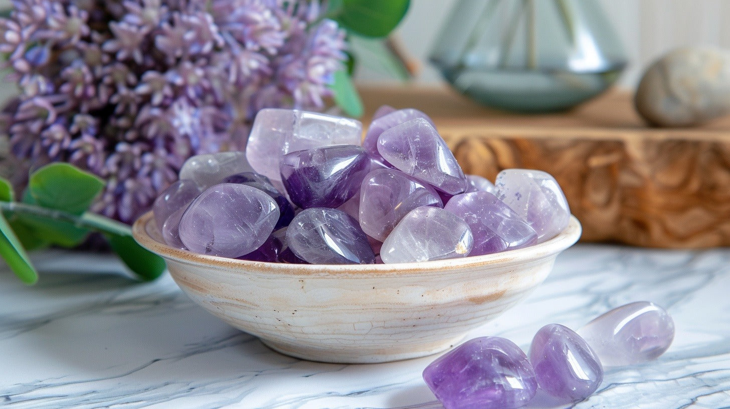 Tumbled Stones and Small Crystals