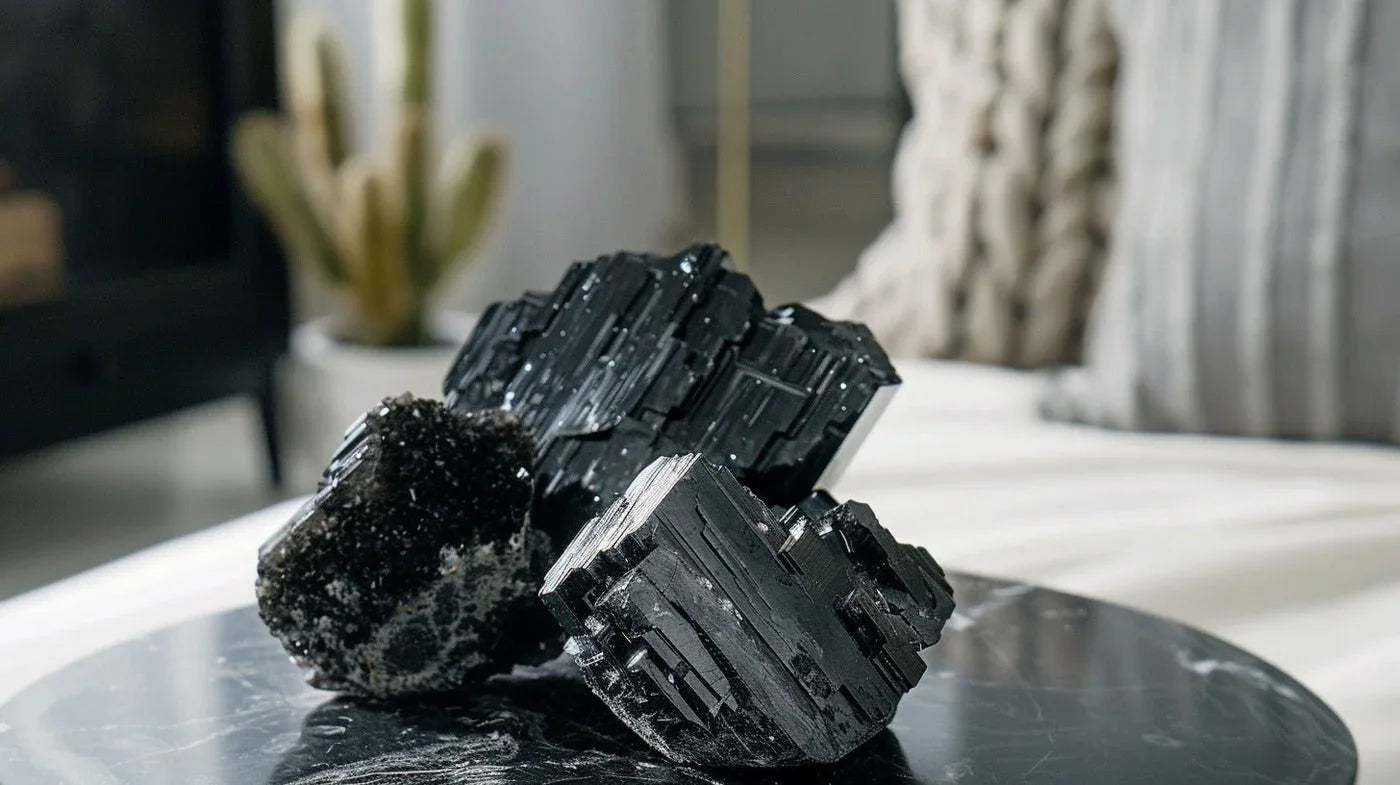 Black Tourmaline - Mooncat Crystals