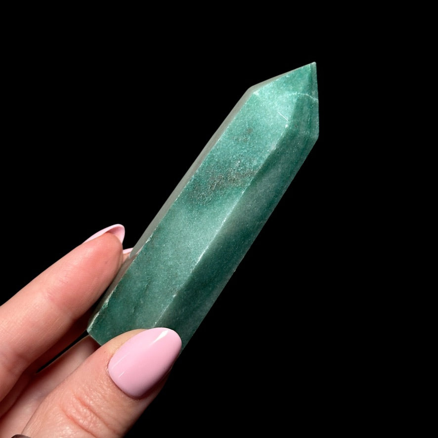 Green Aventurine Tower for Prosperity, Growth, & Emotional Balance