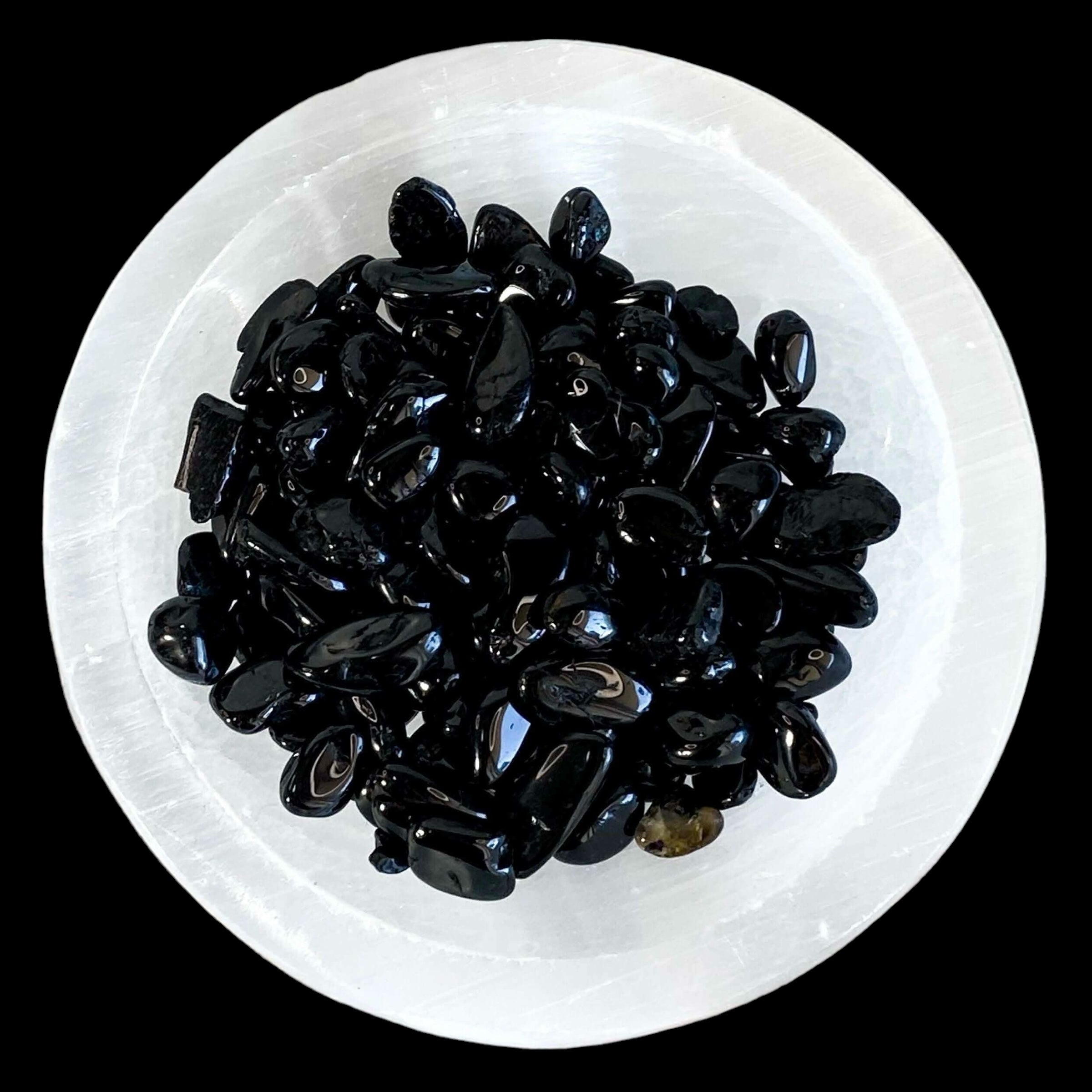 GROUNDING + PROTECTING:: Black Tourmaline Chips | 100 gram Lot