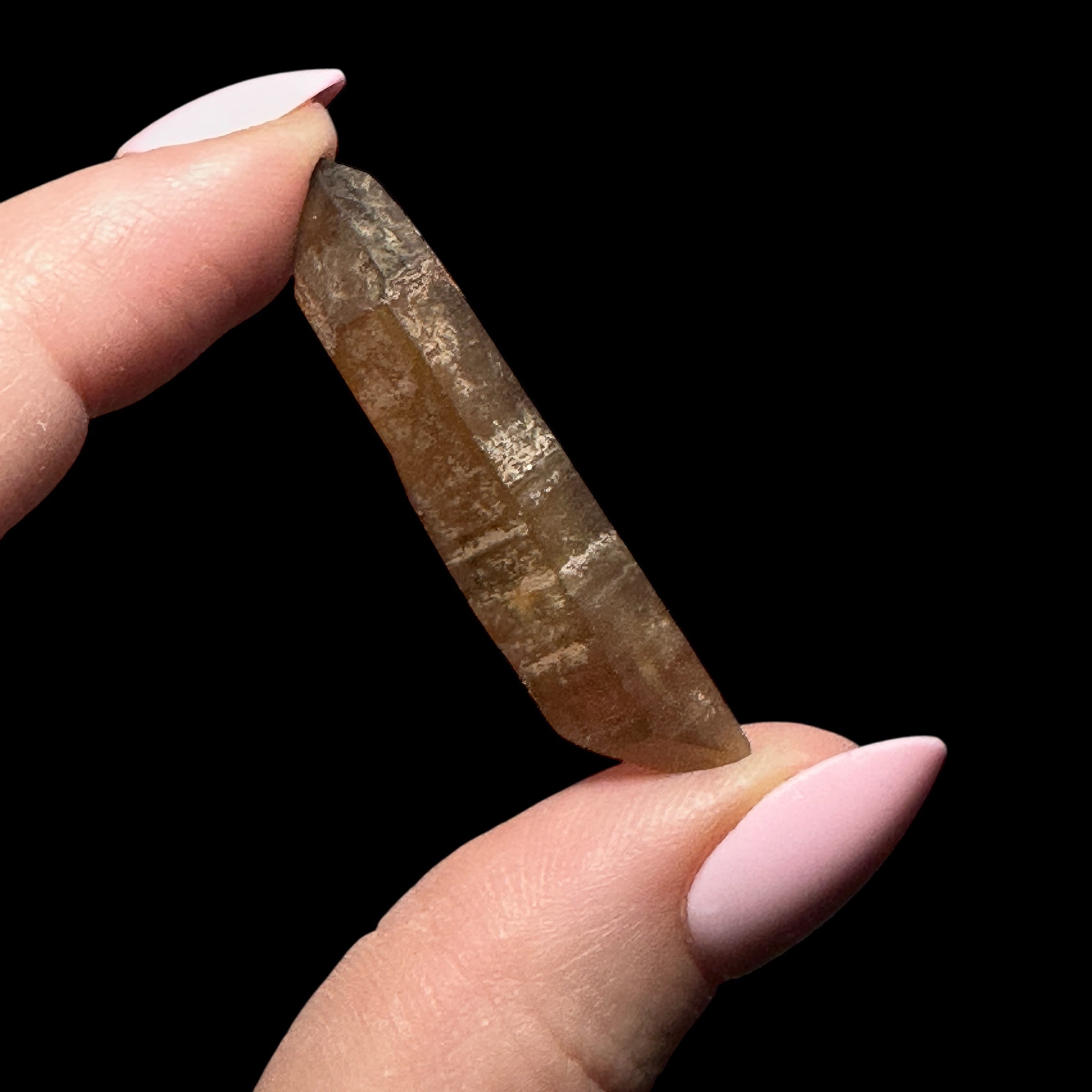Natural Double Terminated Citrine Point | Stock A