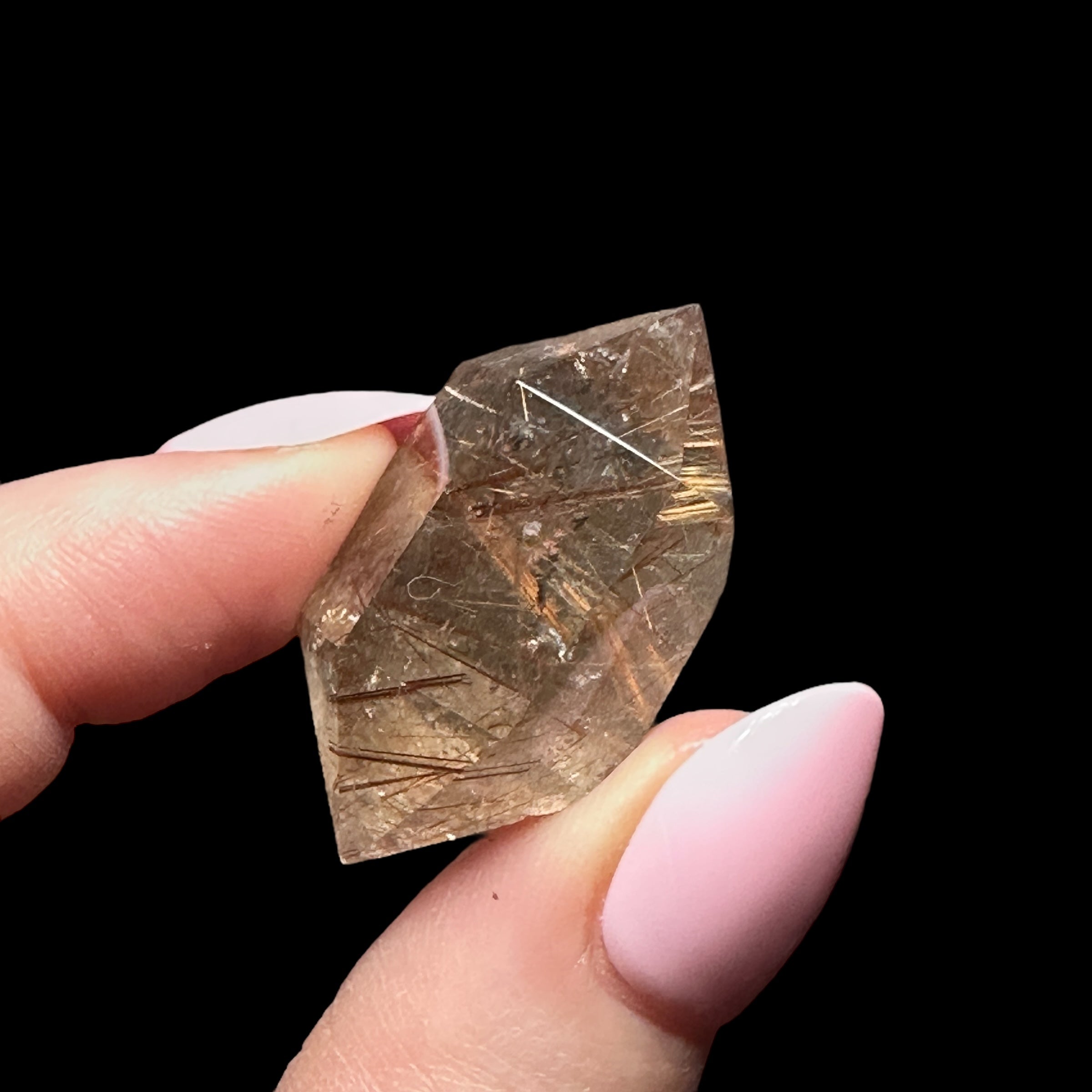 Double Terminated Rutilated Quartz | Stock B