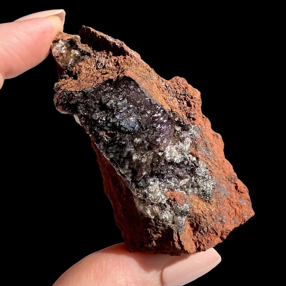 SOOTHES GRIEF, STRENGTHENS EMOTIONAL RESILIENCE:: Rare Purple Adamite | Stock D