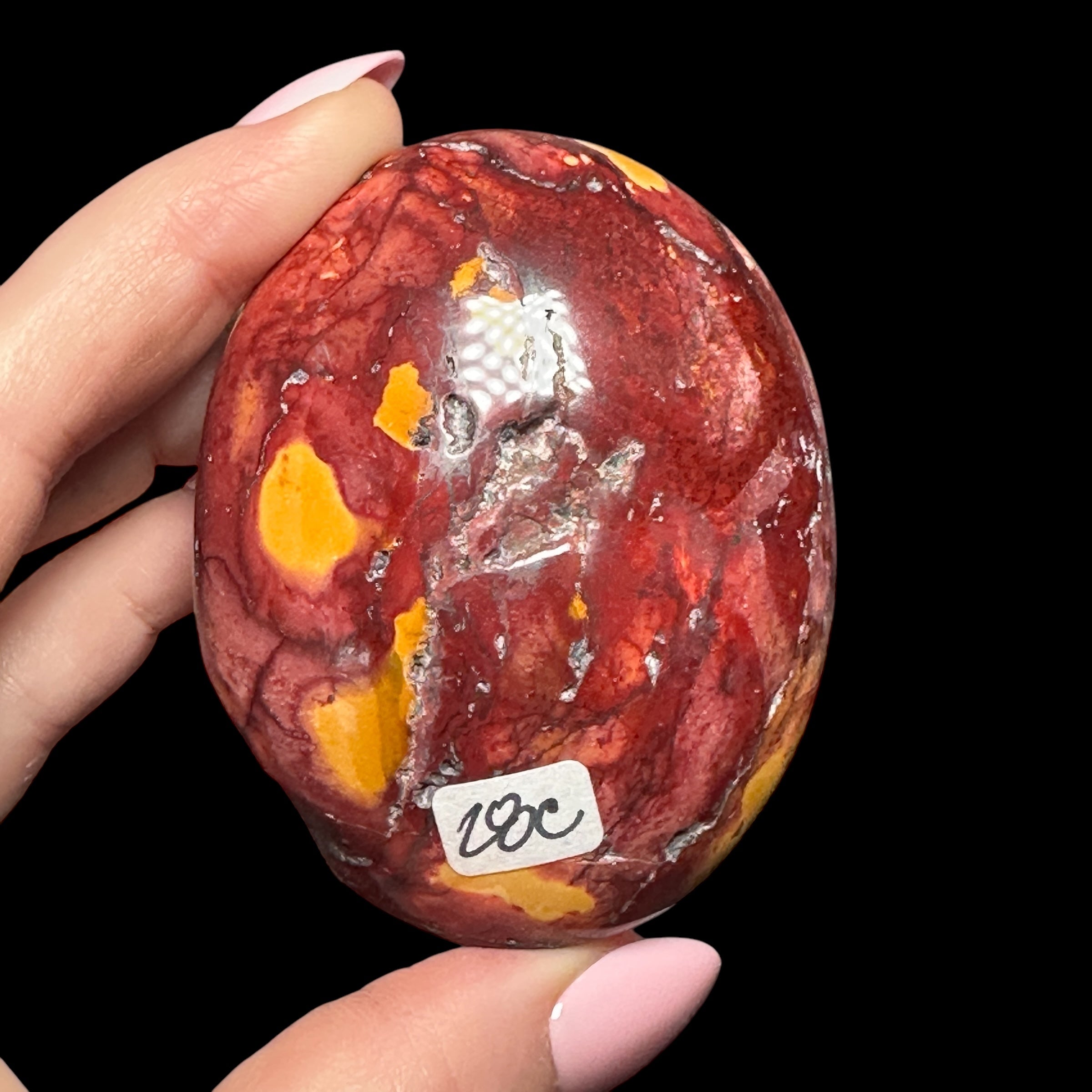 Mookaite Palm Stone