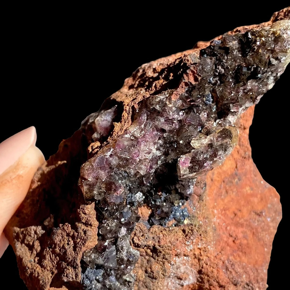 SOOTHES GRIEF, STRENGTHENS EMOTIONAL RESILIENCE:: Rare Purple Adamite | Stock C
