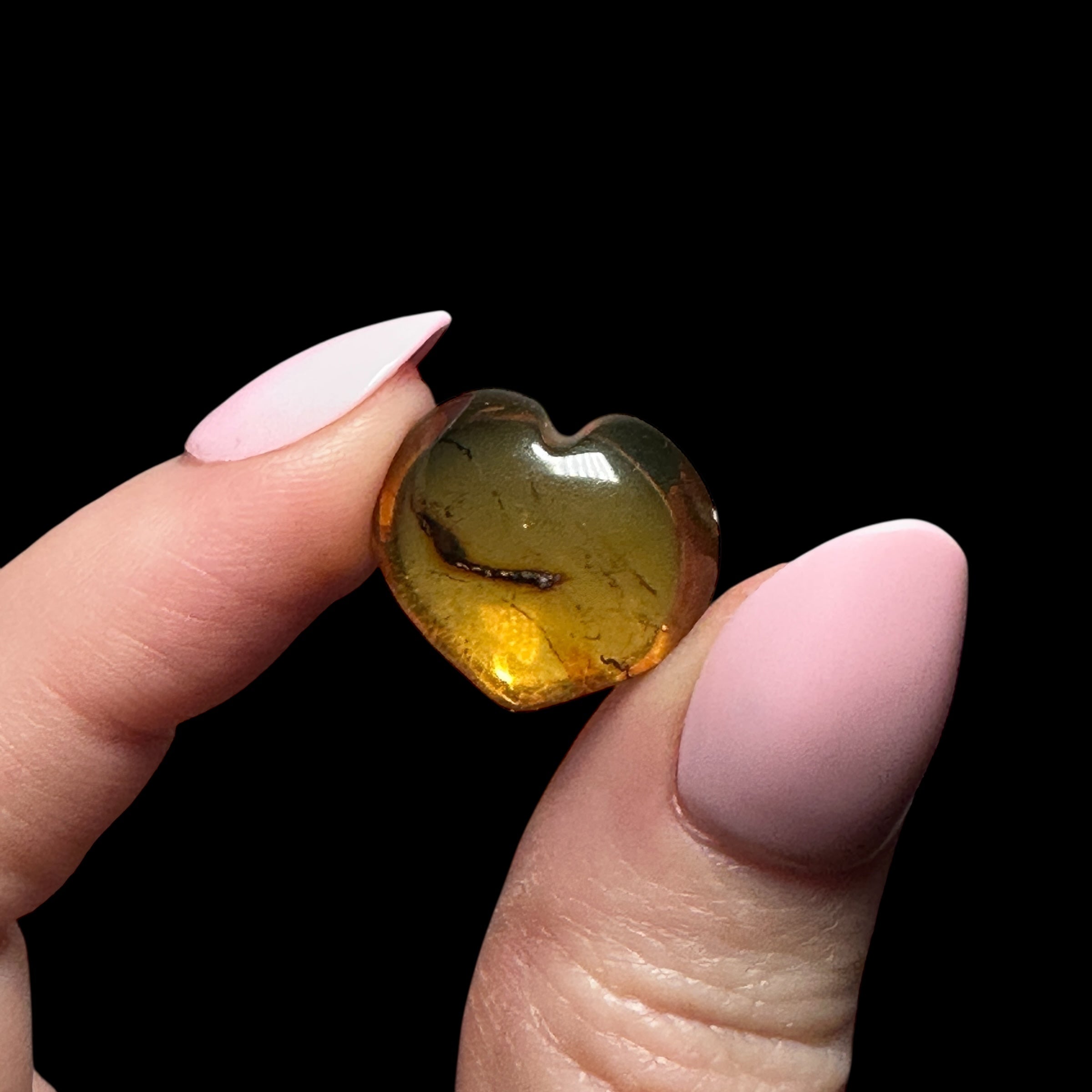 Chiapas Amber Heart