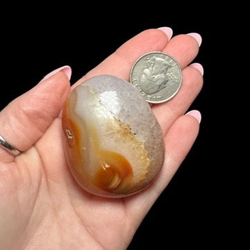 Carnelian Palm Stone | Stock A