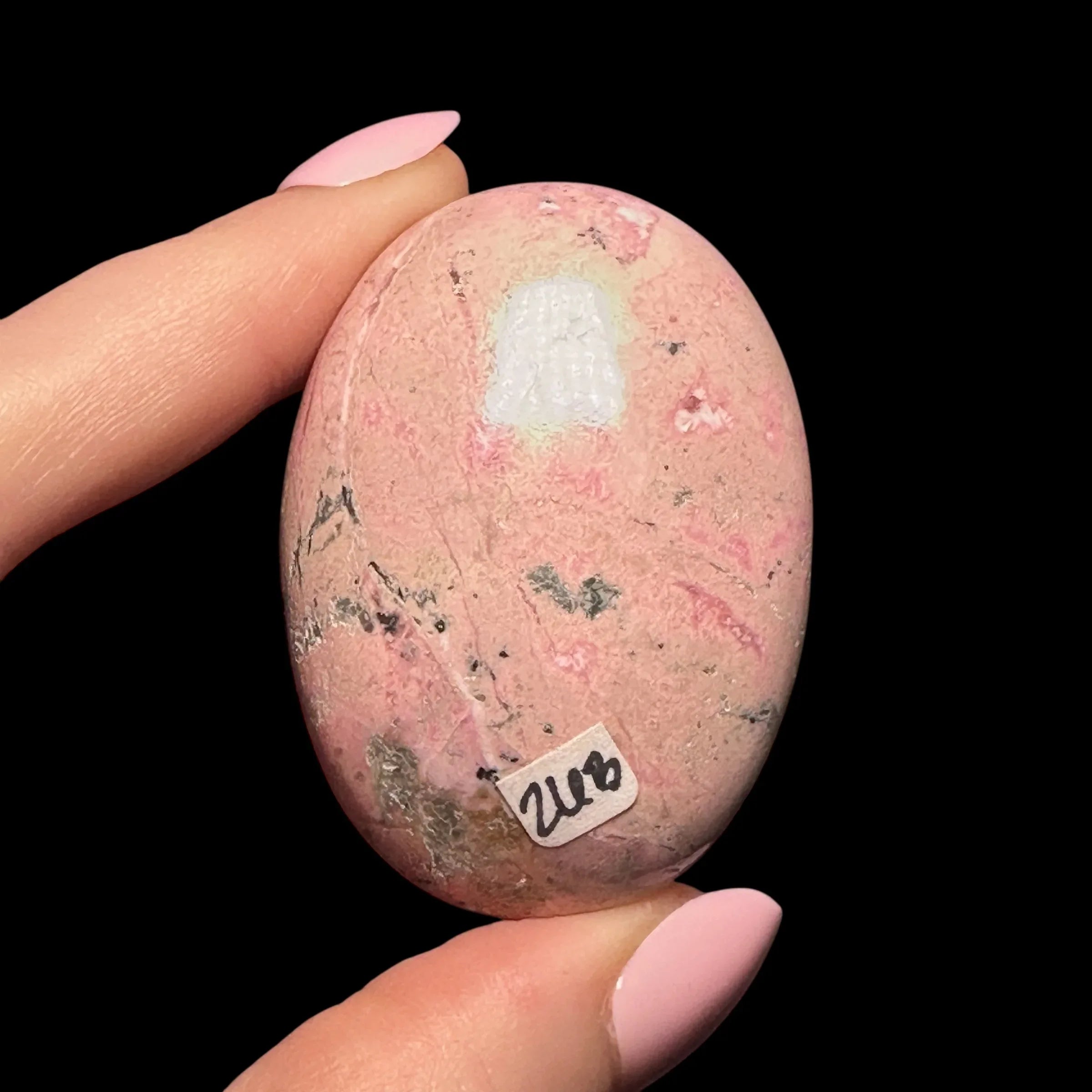 Rhodonite Palm Stone - Mooncat Crystals