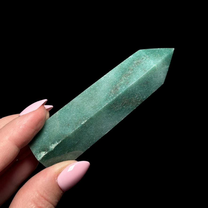 Green Aventurine Tower for Prosperity, Growth, & Emotional Balance