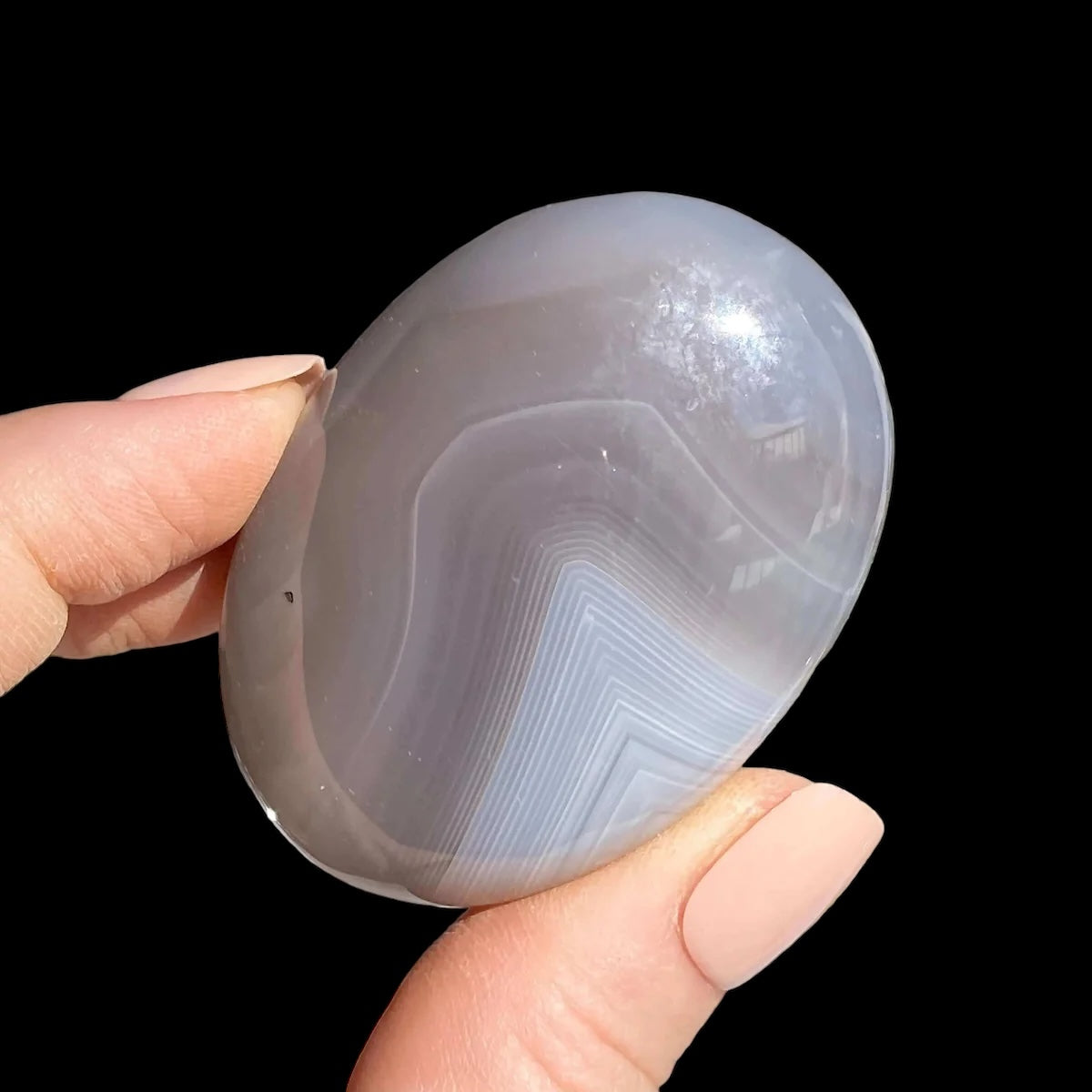 STABILIZING + GROUNDING:: Agate Palm Stone | You Choose