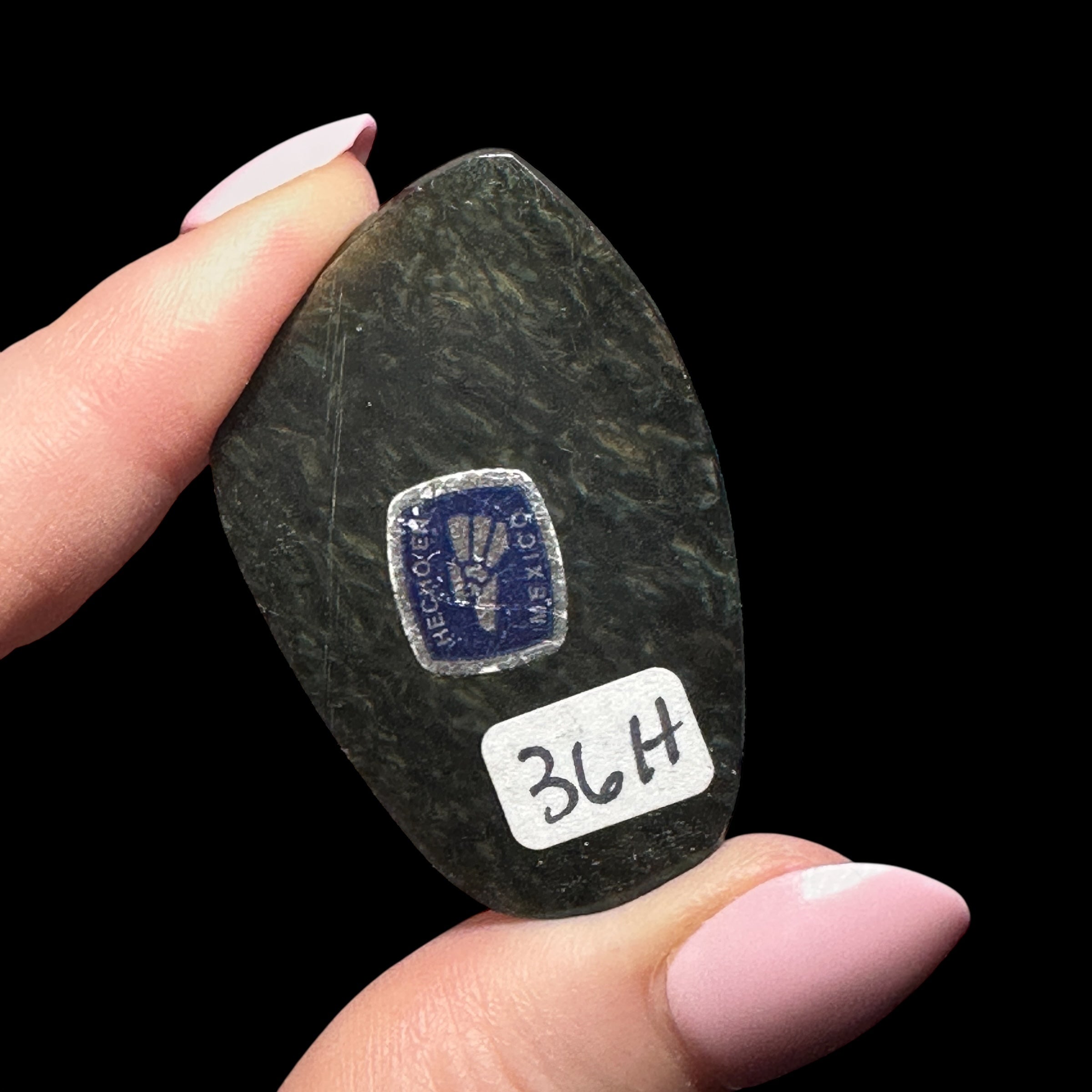 Velvet Sheen Obsidian - Flat Back Freeform