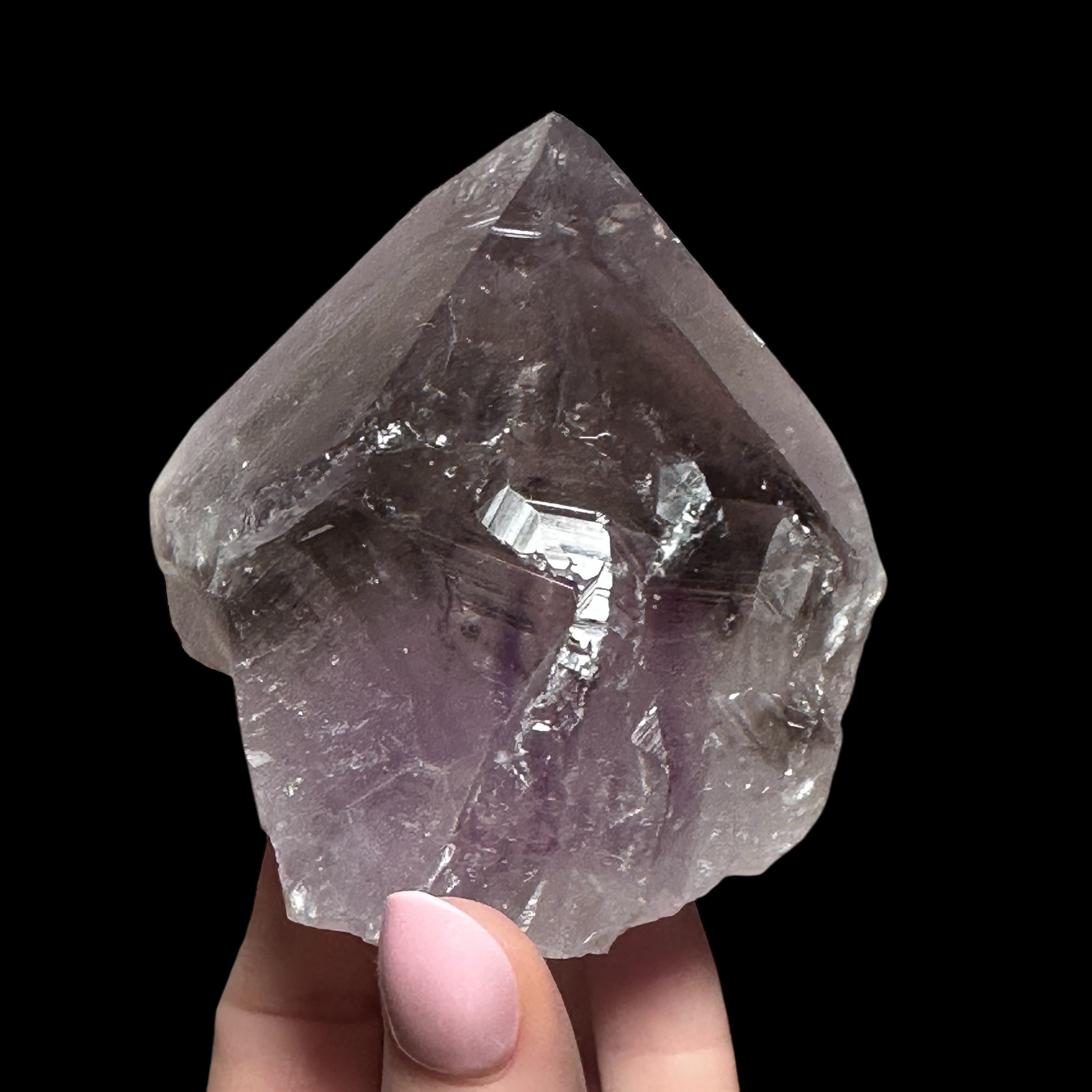 Amethyst - Cut Base, Partially Polished