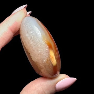 Carnelian Palm Stone | Stock A