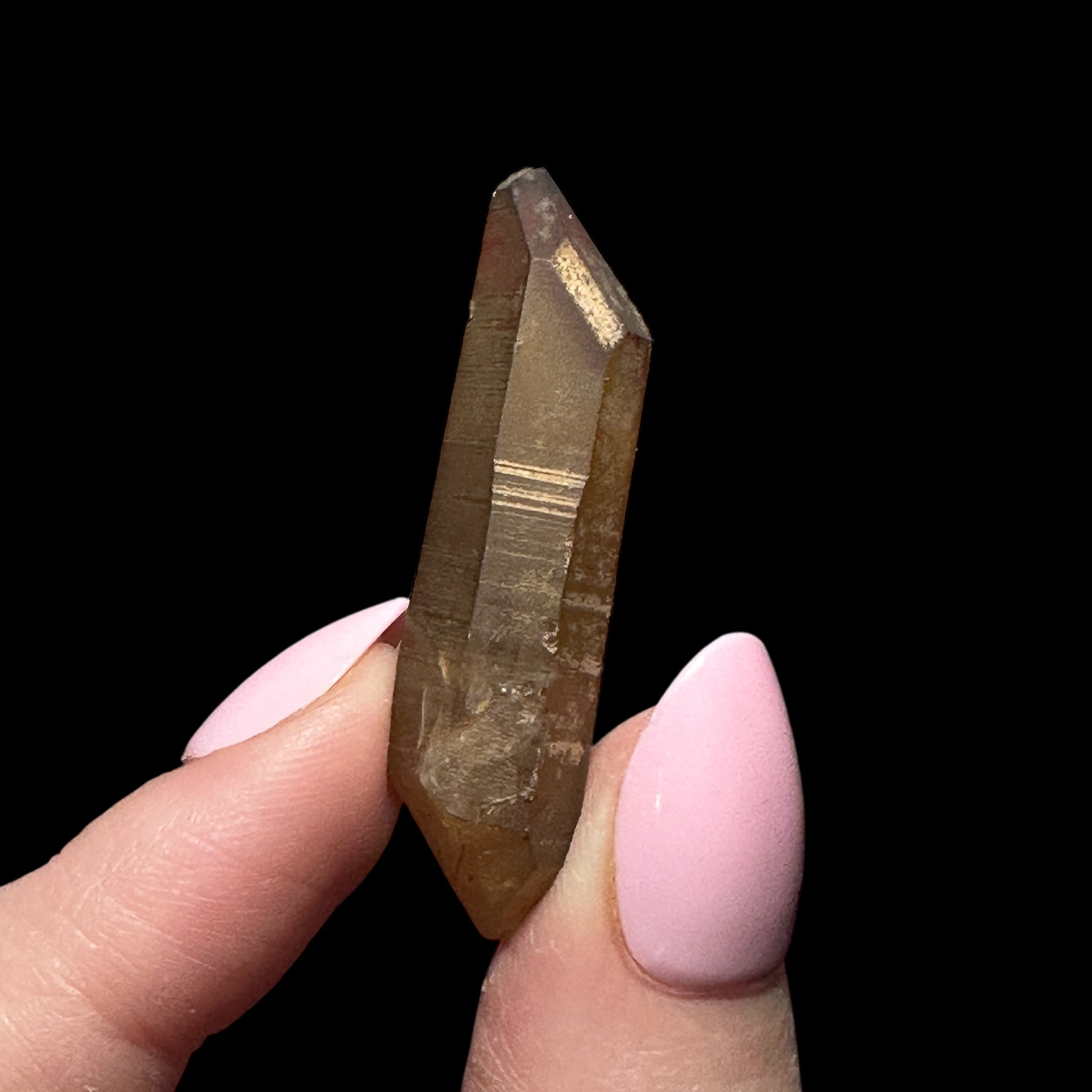 Natural Double Terminated Citrine Point | Stock A