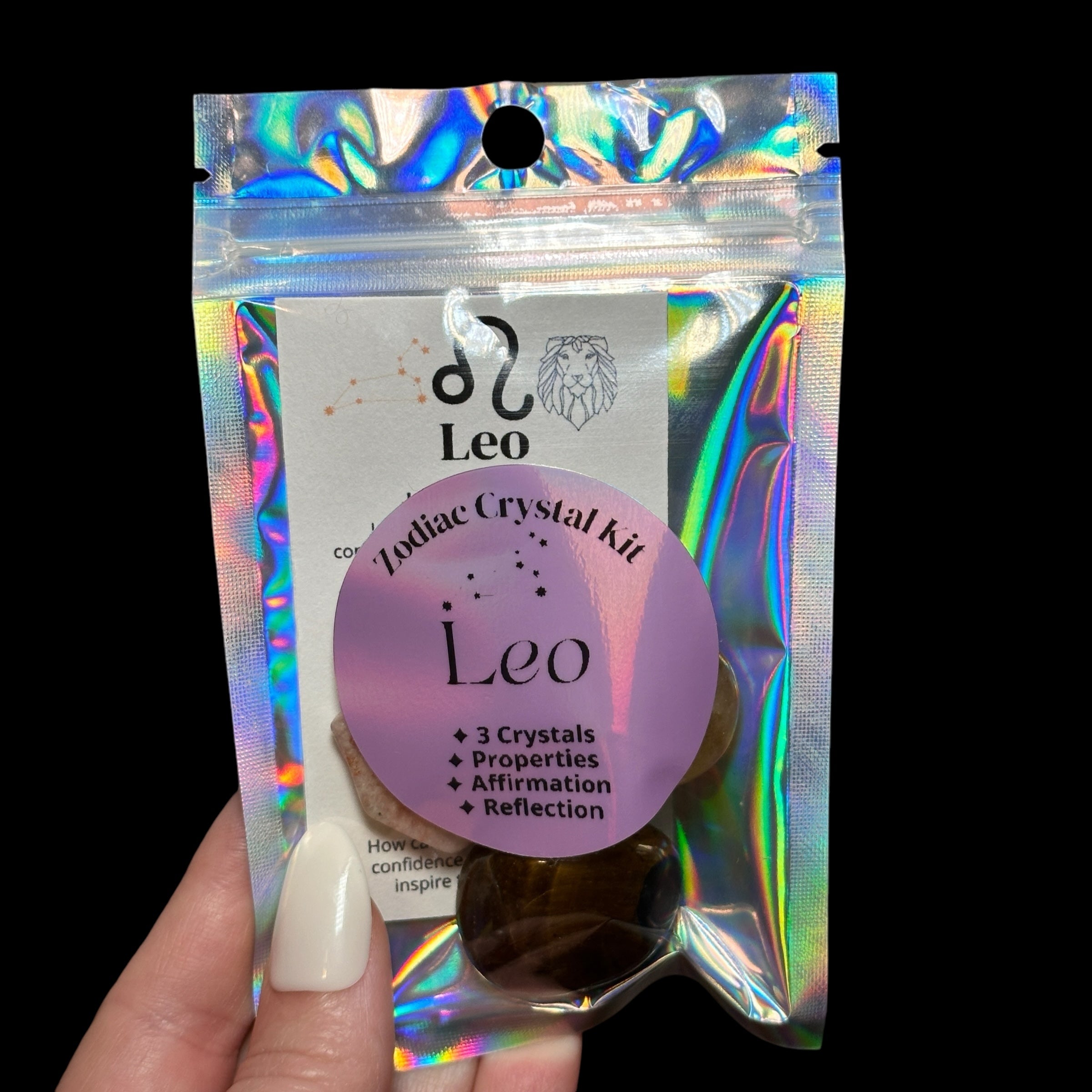 Crystals for Leo Zodiac Crystal Kit