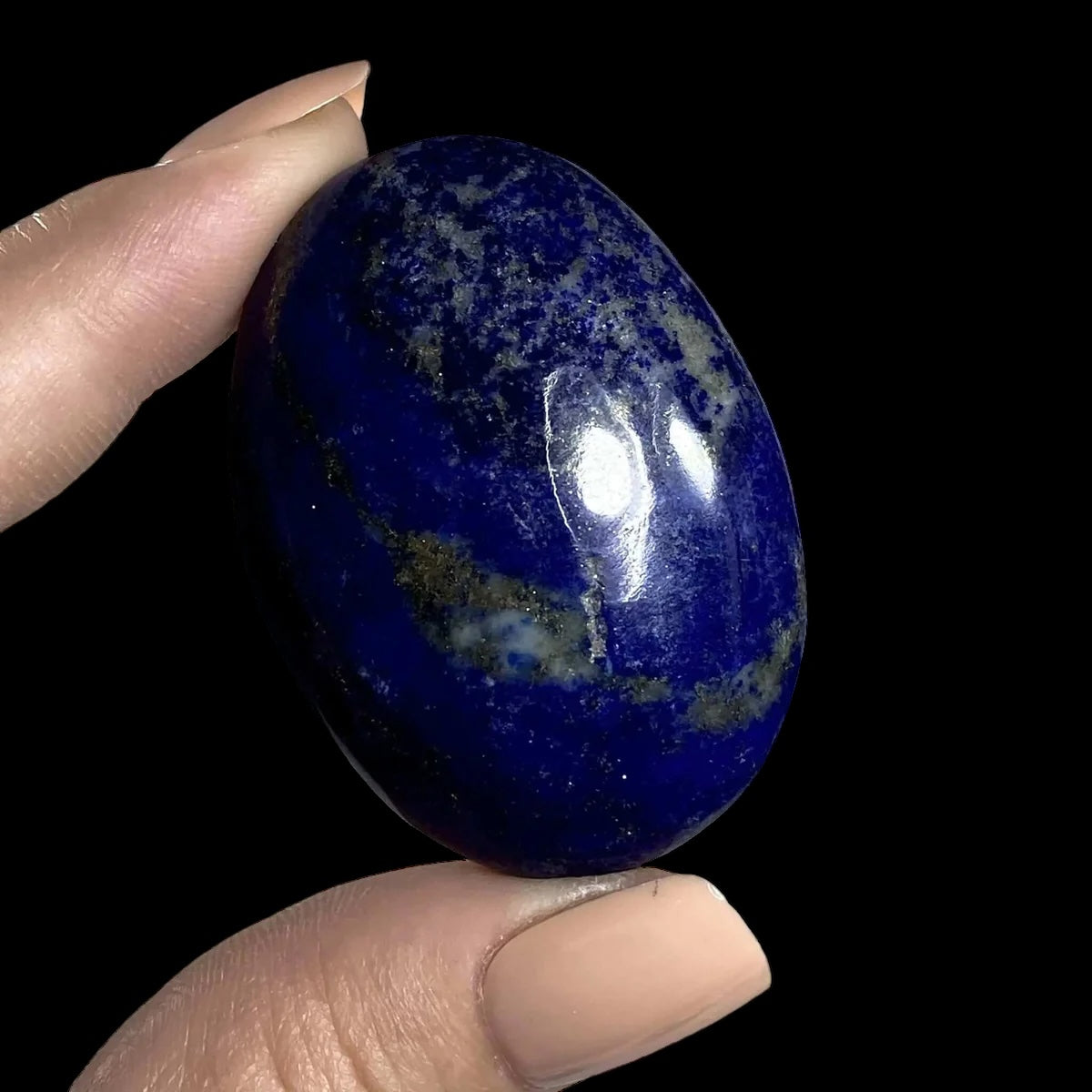 ENLIGHTENING + GUIDING:: Lapis Lazuli Palm Stone  | Stock H