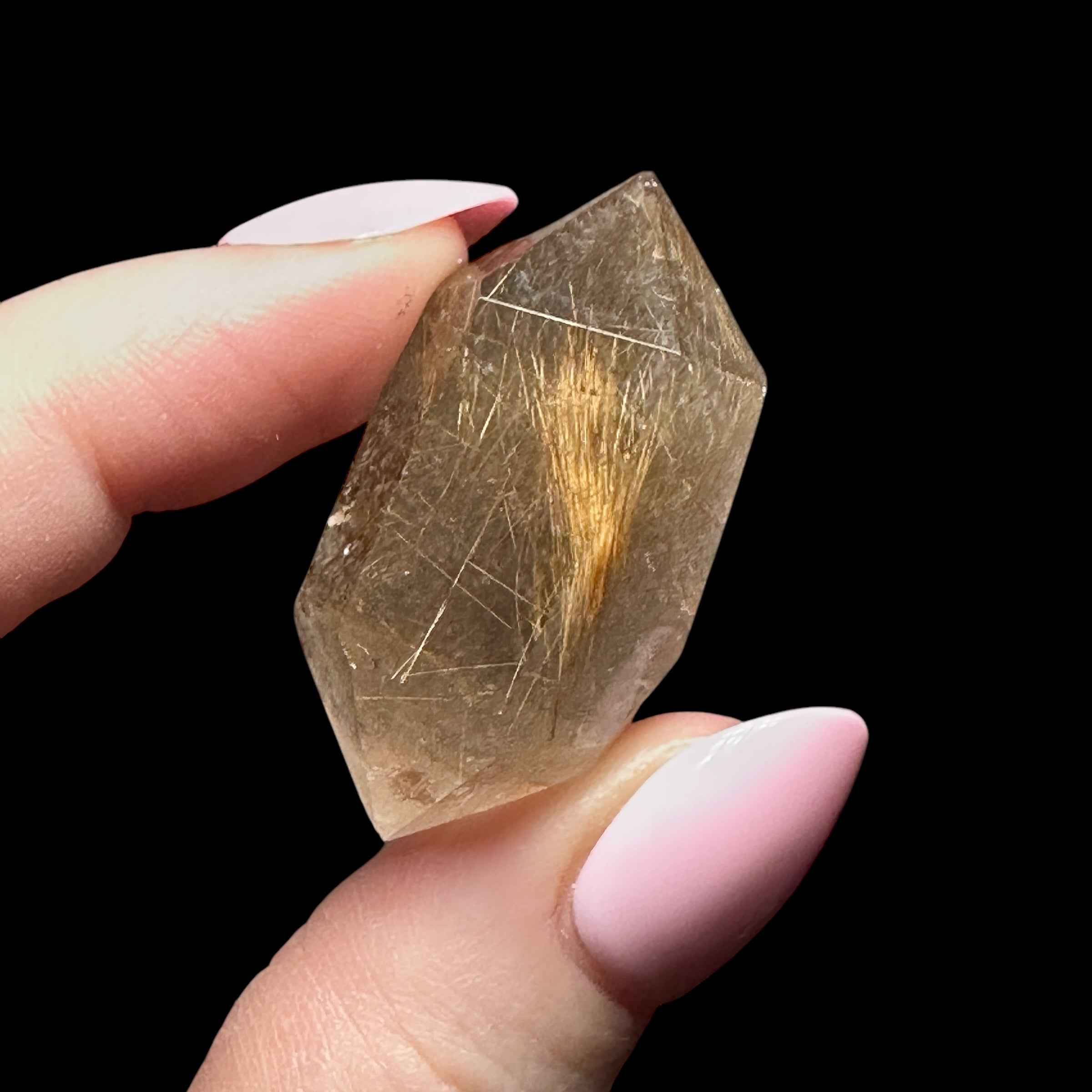 Double Terminated Rutilated Quartz | Stock A