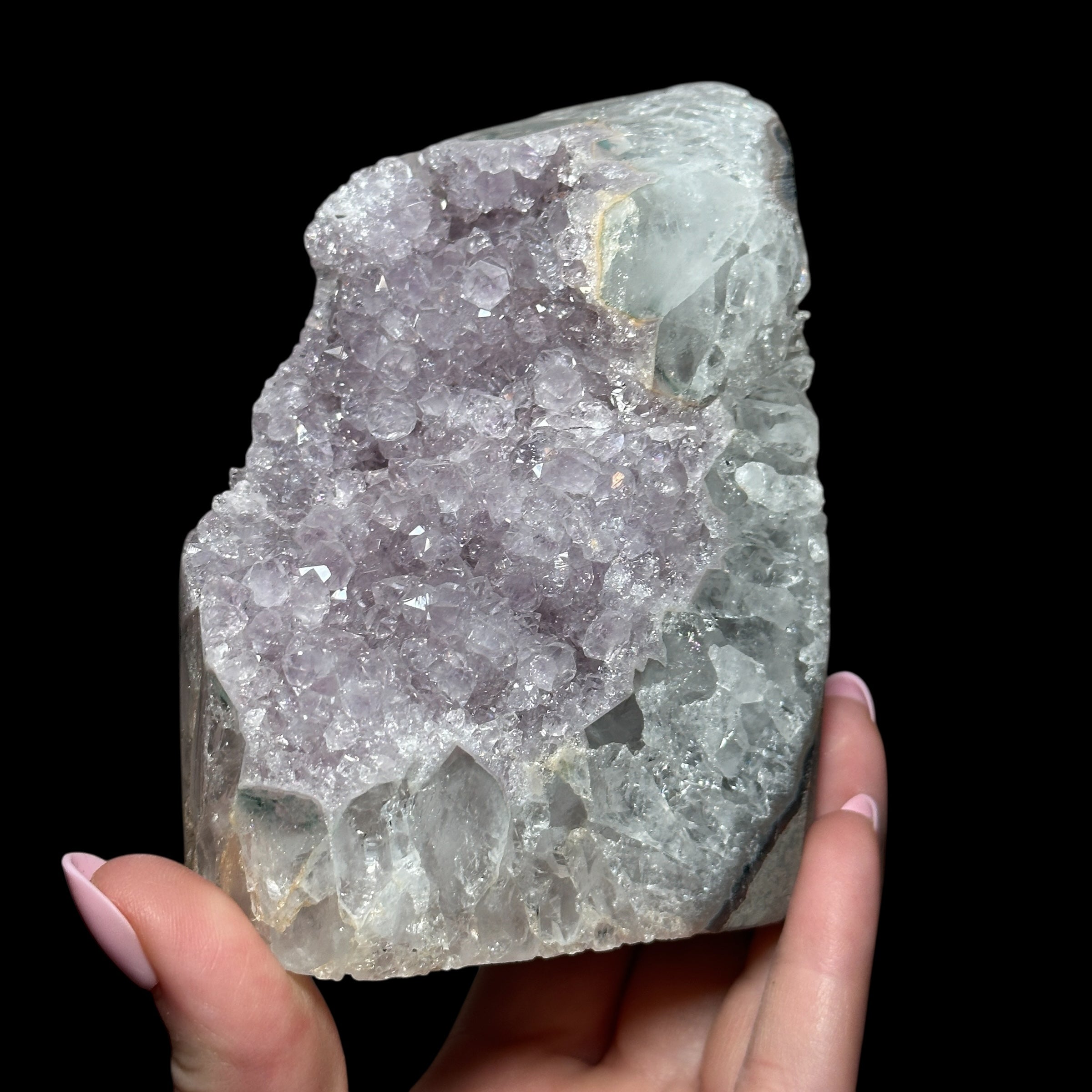 Lavender Amethyst Geode - Polished Sides