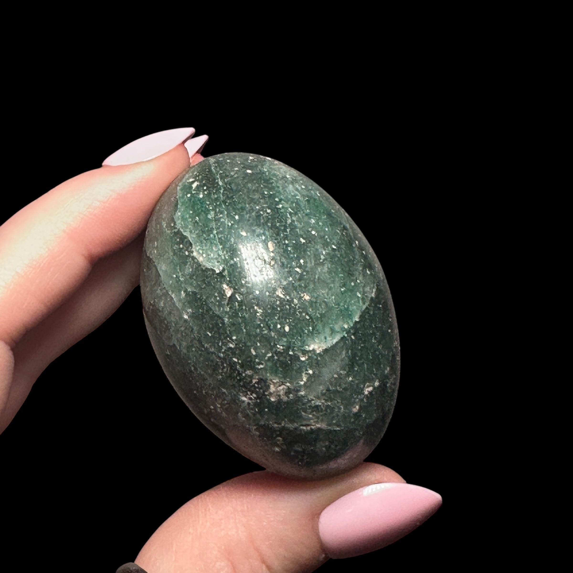 Fuchsite Palm Stone