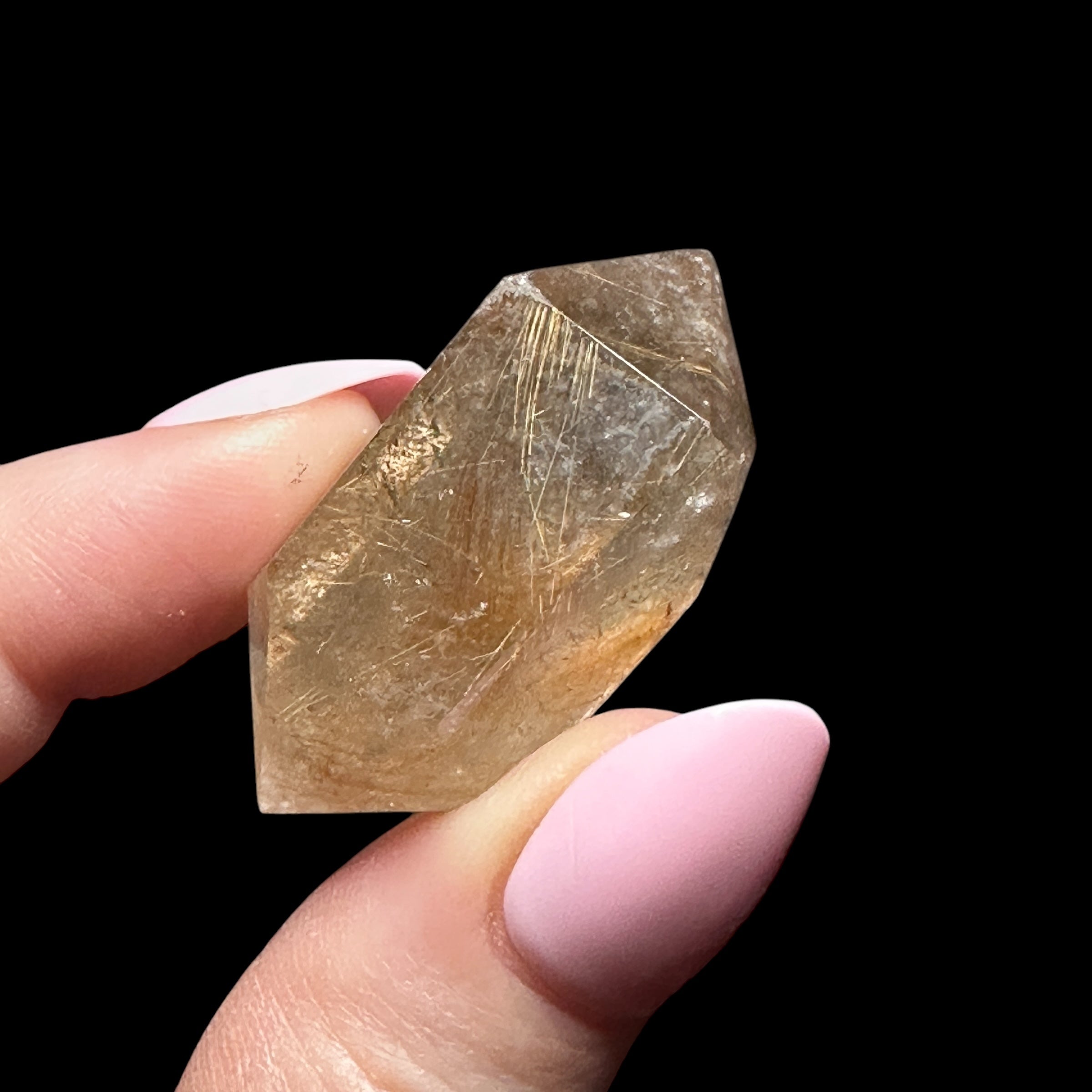 Double Terminated Rutilated Quartz | Stock A