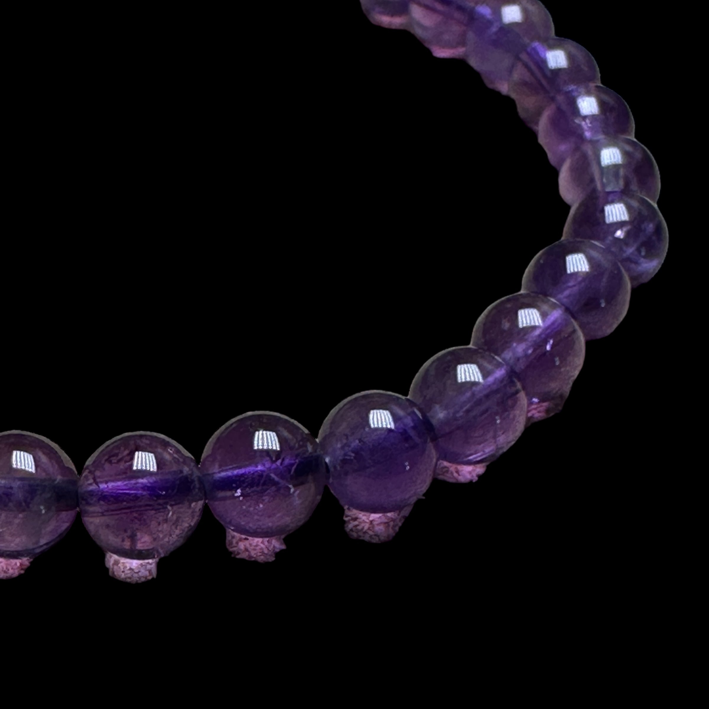 Amethyst Bracelet for Balance and Intuition Mooncat Crystals