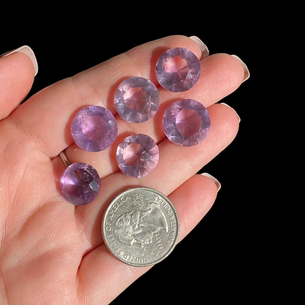 Amethyst Gem for Balance and Intuition Mooncat Crystals