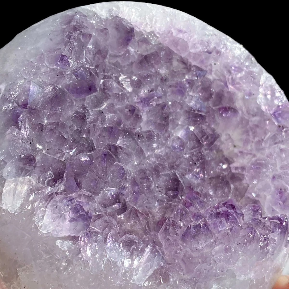 Amethyst Geode Sphere for Balance and Intuition | Stock J Mooncat Crystals