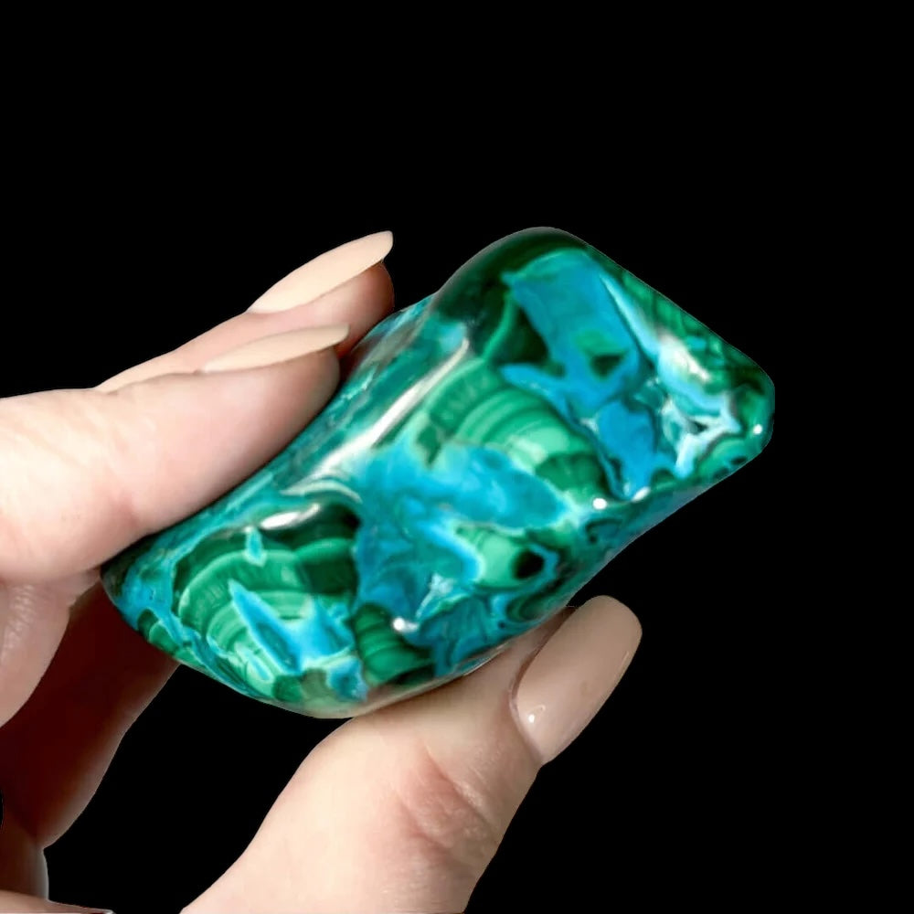 Azurite, Malachite, Chrysocolla for Balanced Energy and Transformation | Stock D Mooncat Crystals