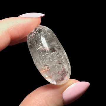 Clear Quartz Palm Stone | Stock A