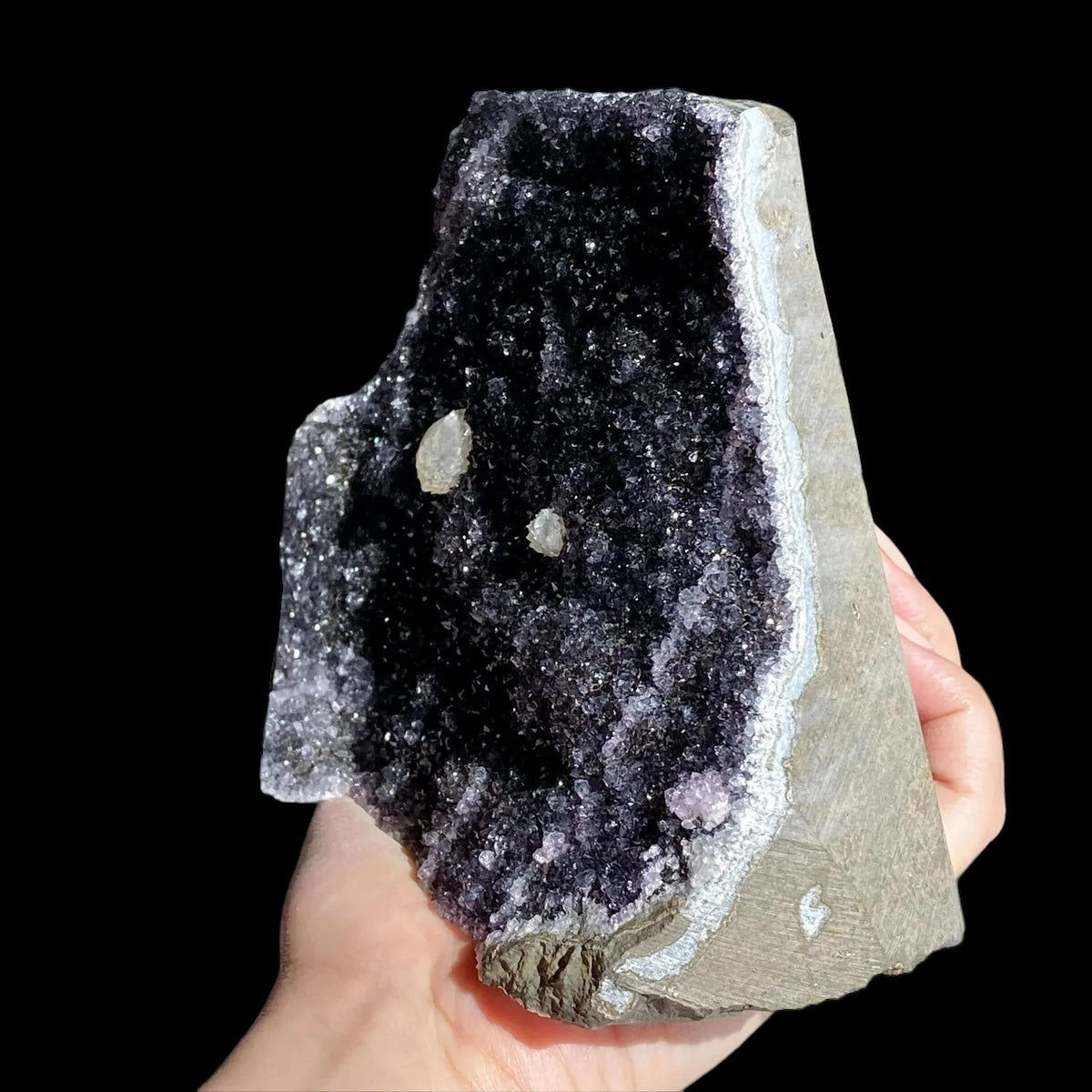 Black Amethyst for Protection and Enlightenment | Stock K Mooncat Crystals