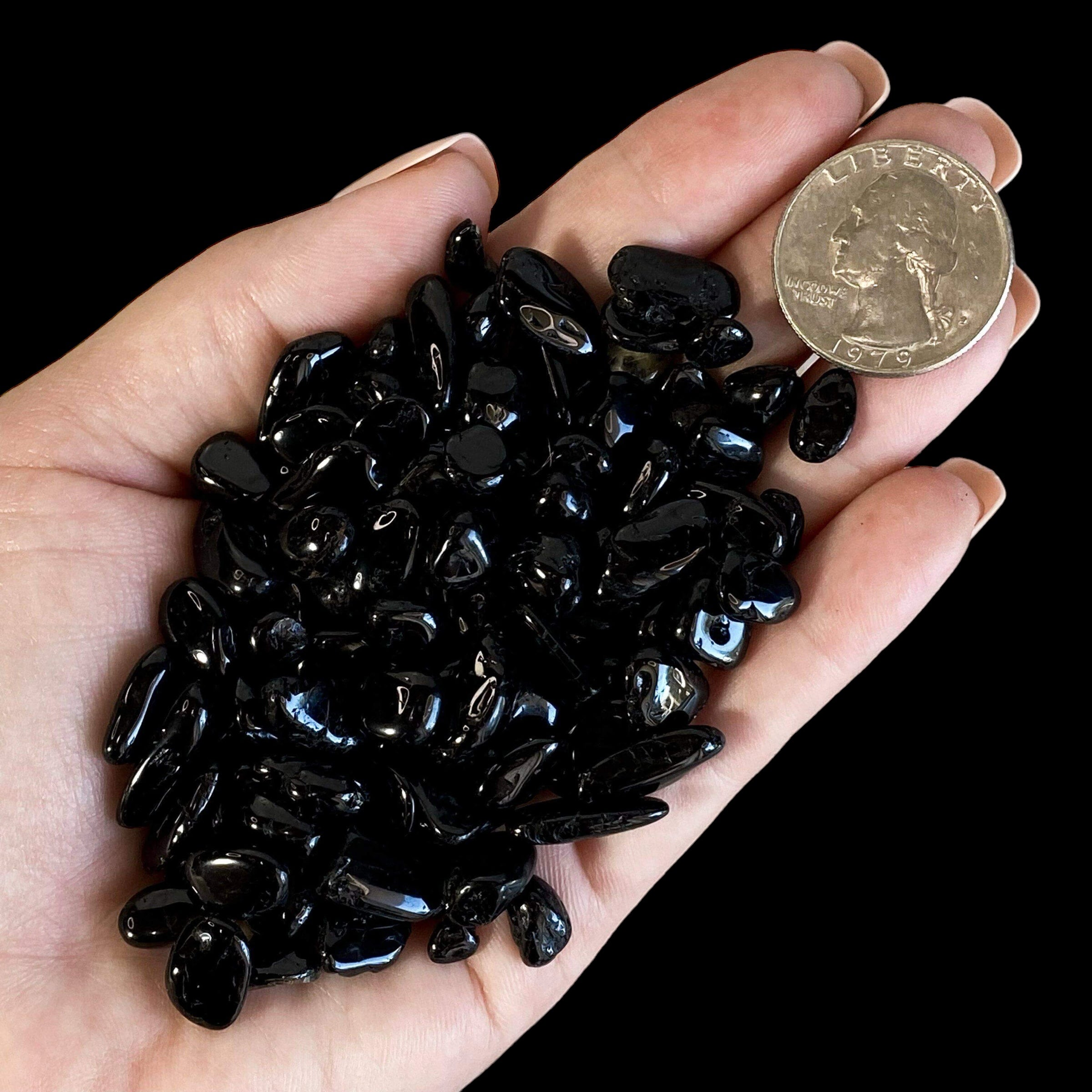 GROUNDING + PROTECTING:: Black Tourmaline Chips | 100 gram Lot