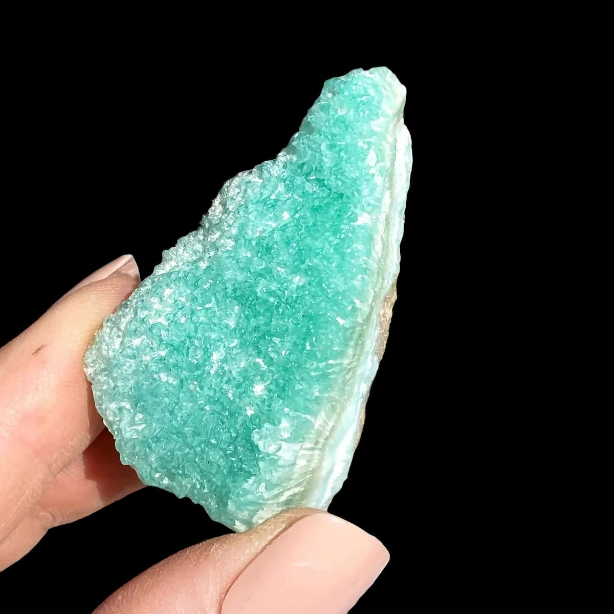 Blue Aragonite for Communication and Emotional Healing | Stock X Mooncat Crystals