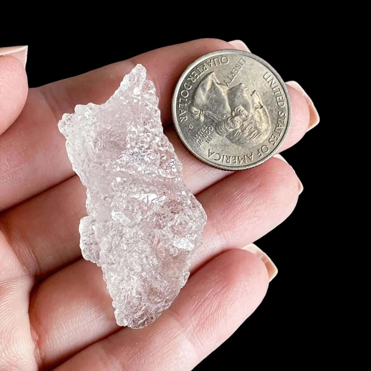 Brazilian Ice Quartz for Clarity and Transformation | Stock D Mooncat Crystals